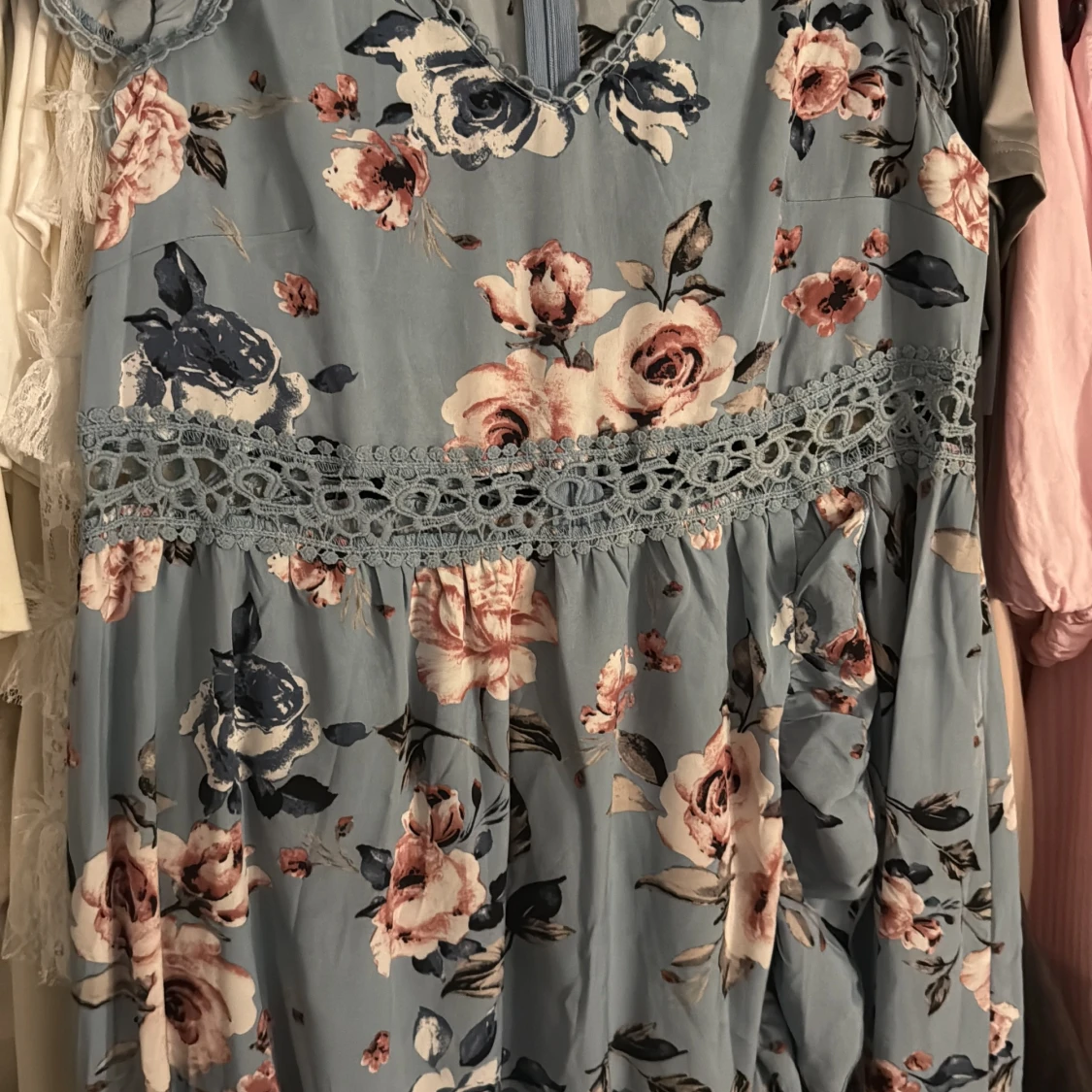 sommar t shirt omlottklänning  - 3