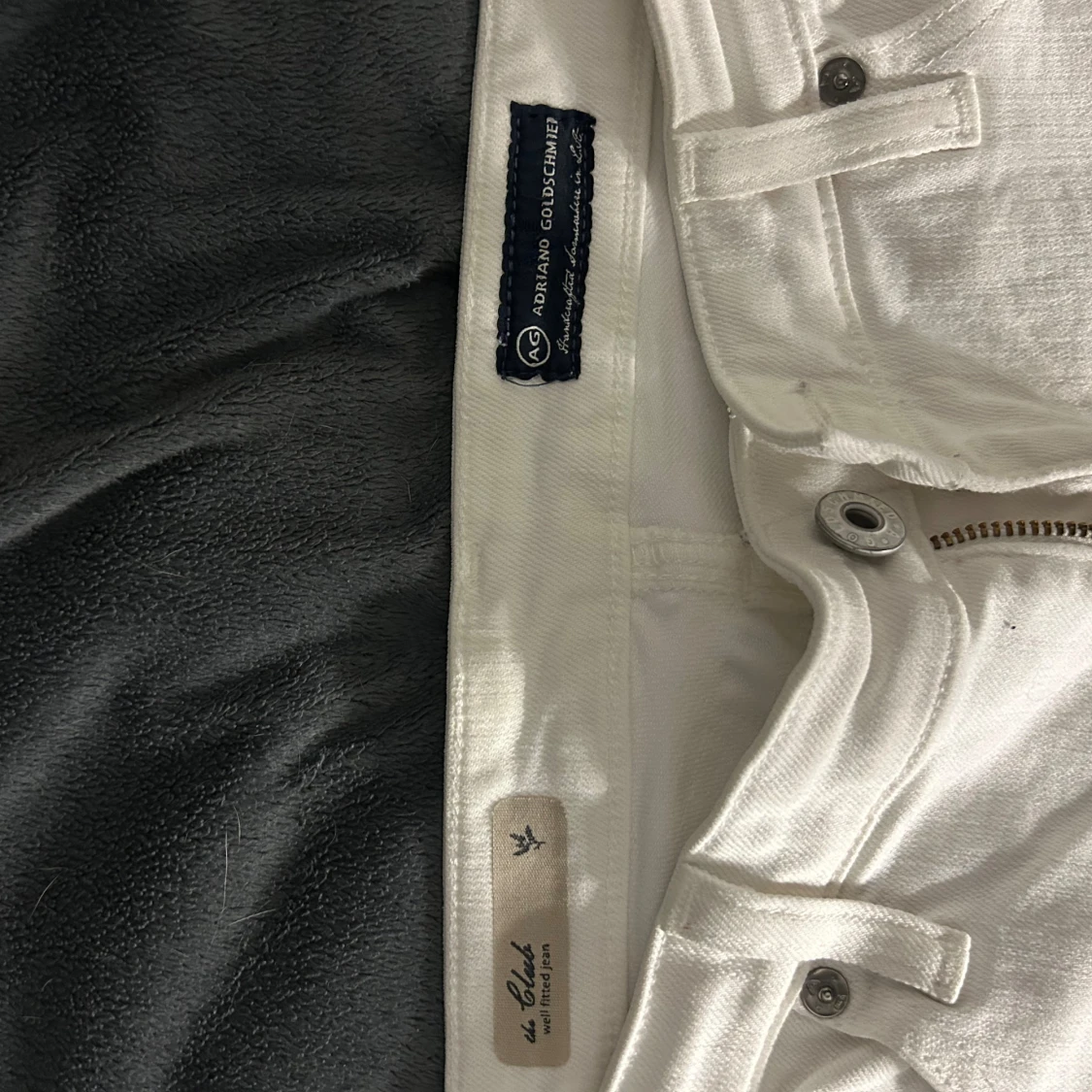 Vita jeansbyxor från Adriano Goldschmied  - 4