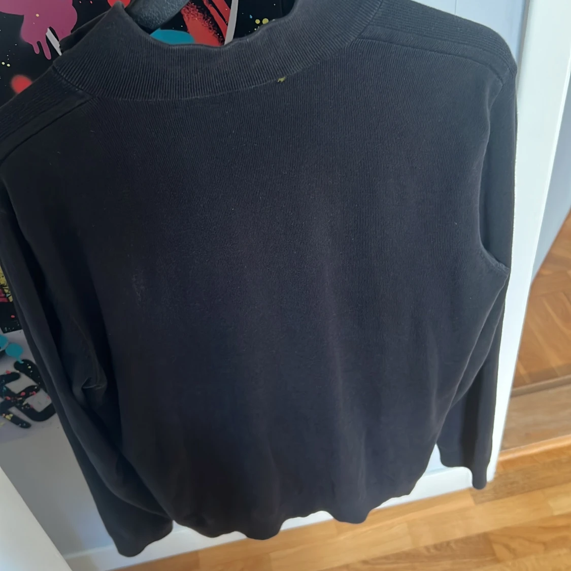 Svart långärmad tröja selected home  - 1