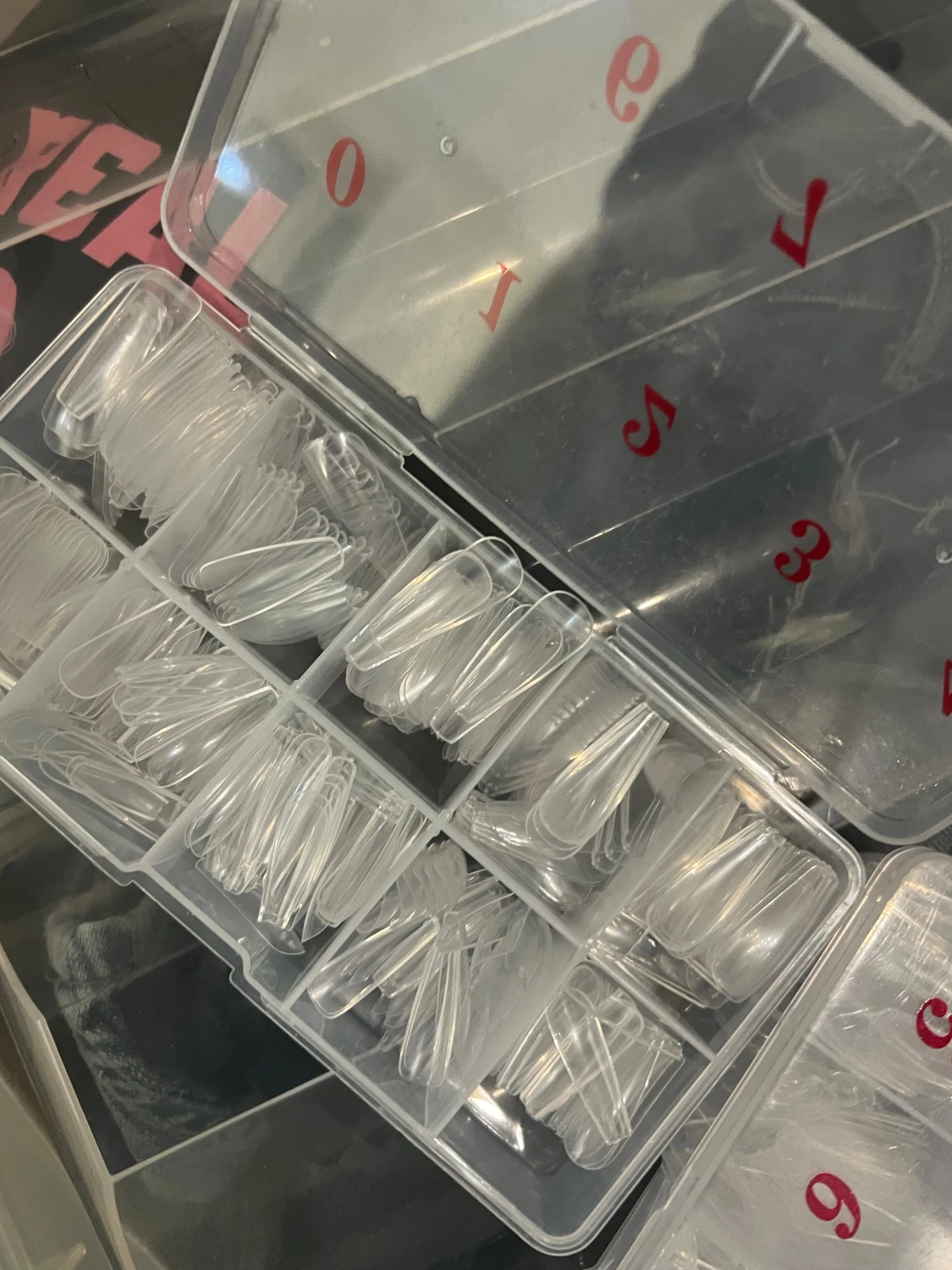 Falska nageltippar i olika storlekar - 1