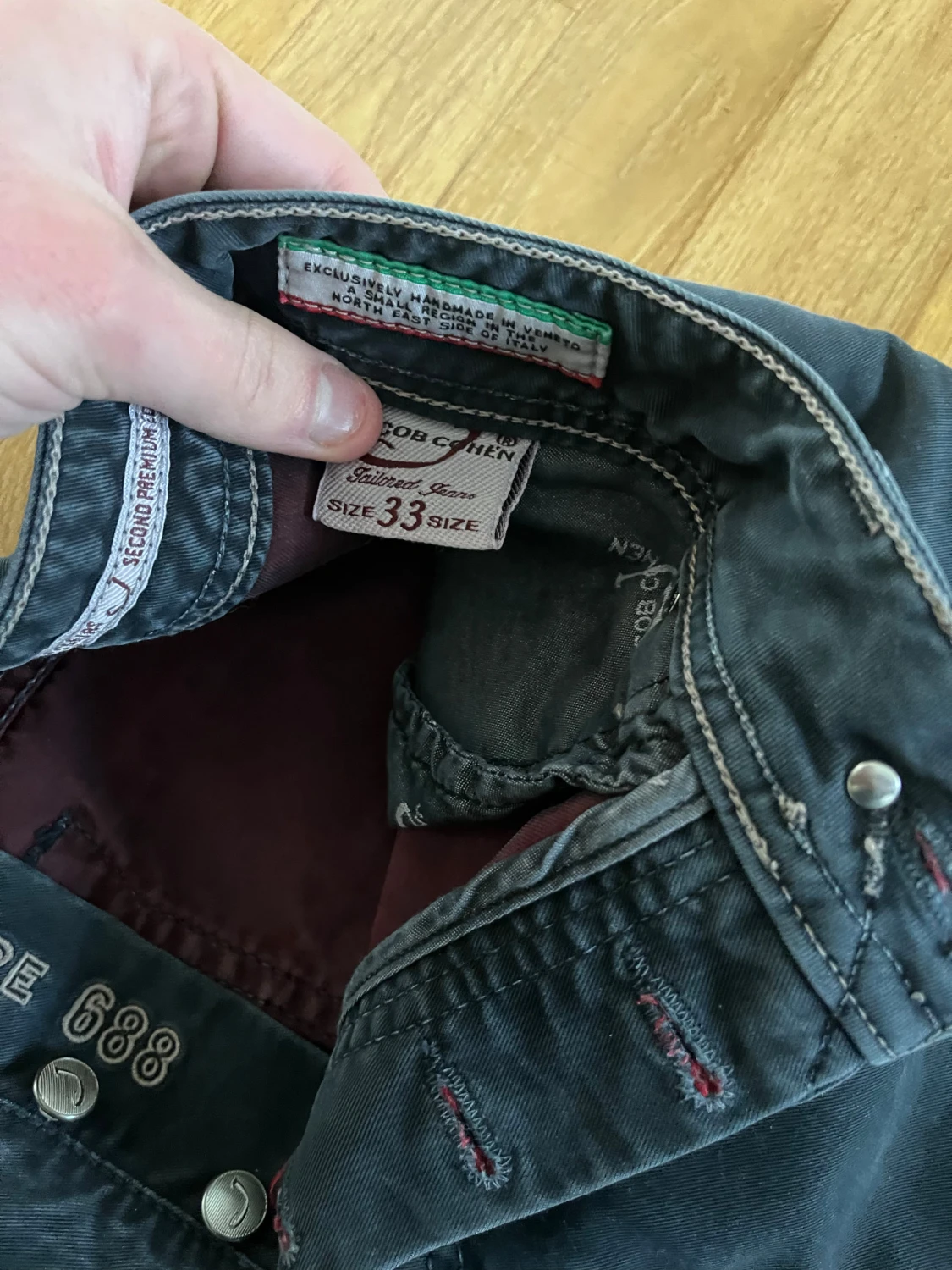 Jacob Cohën Type 688 svarta jeans - 3