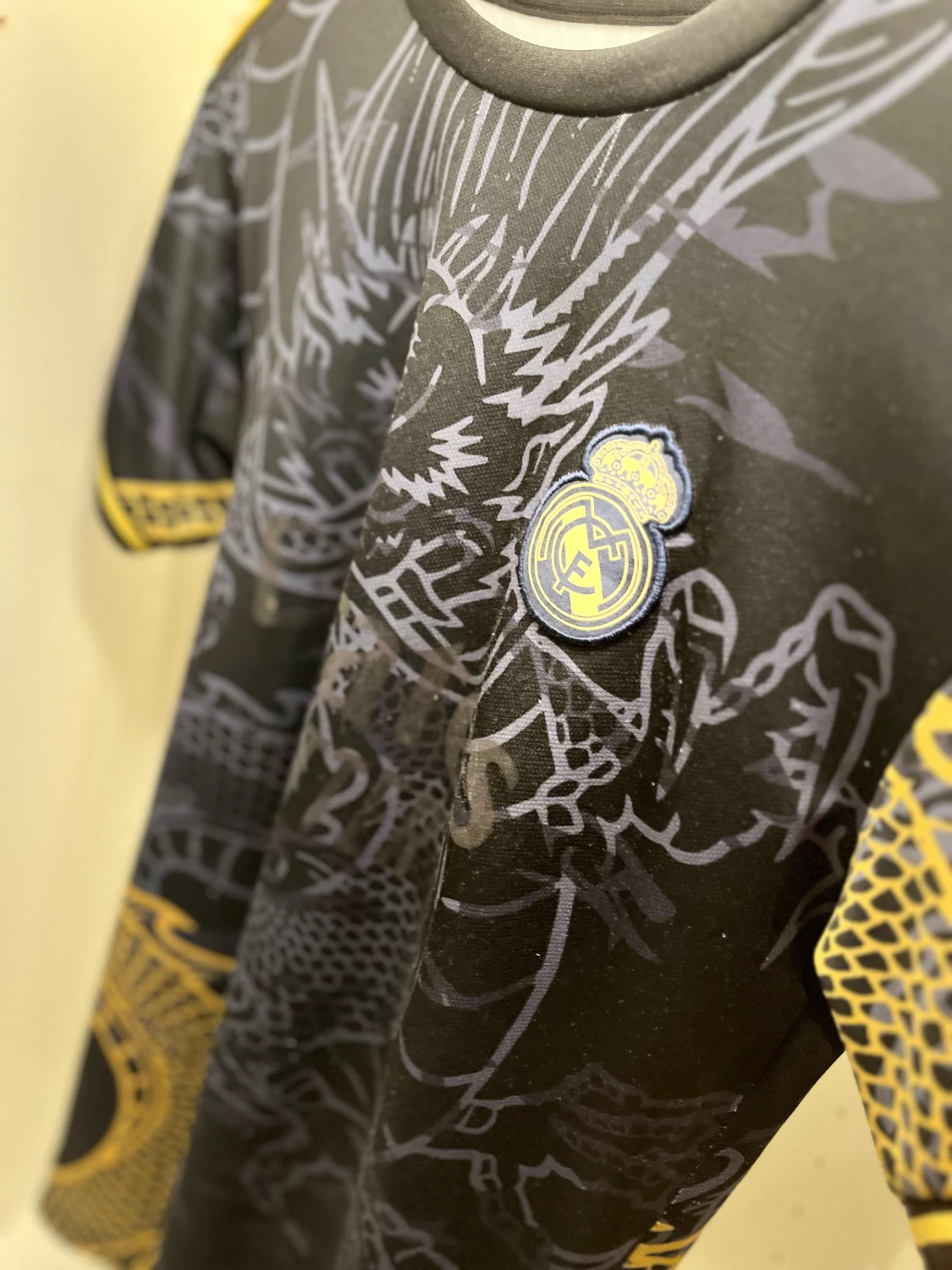 Real Madrid Ronaldo draktröja svart/guld - 2