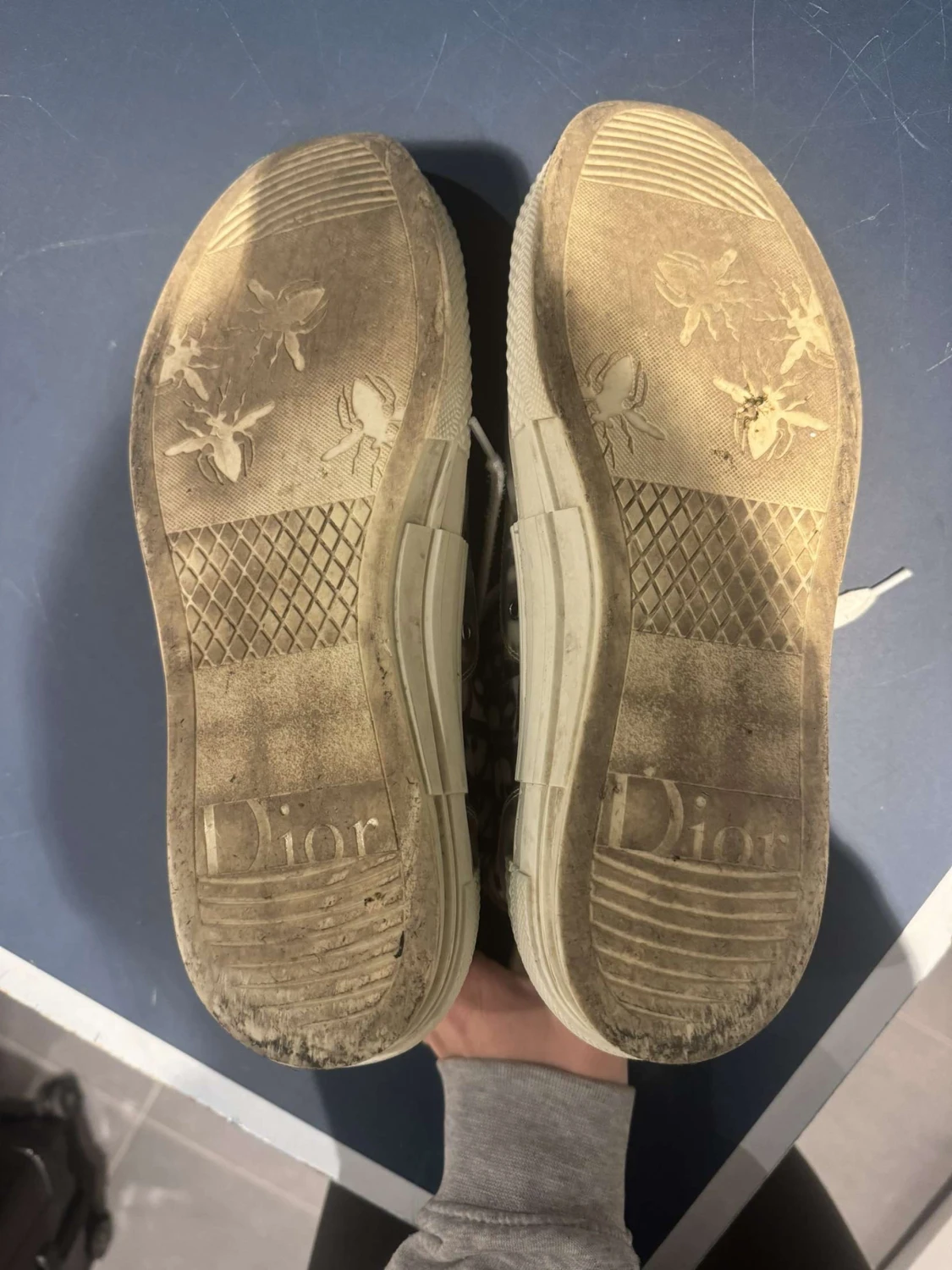 Dior B23 high-top sneakers, vit/grå - 3