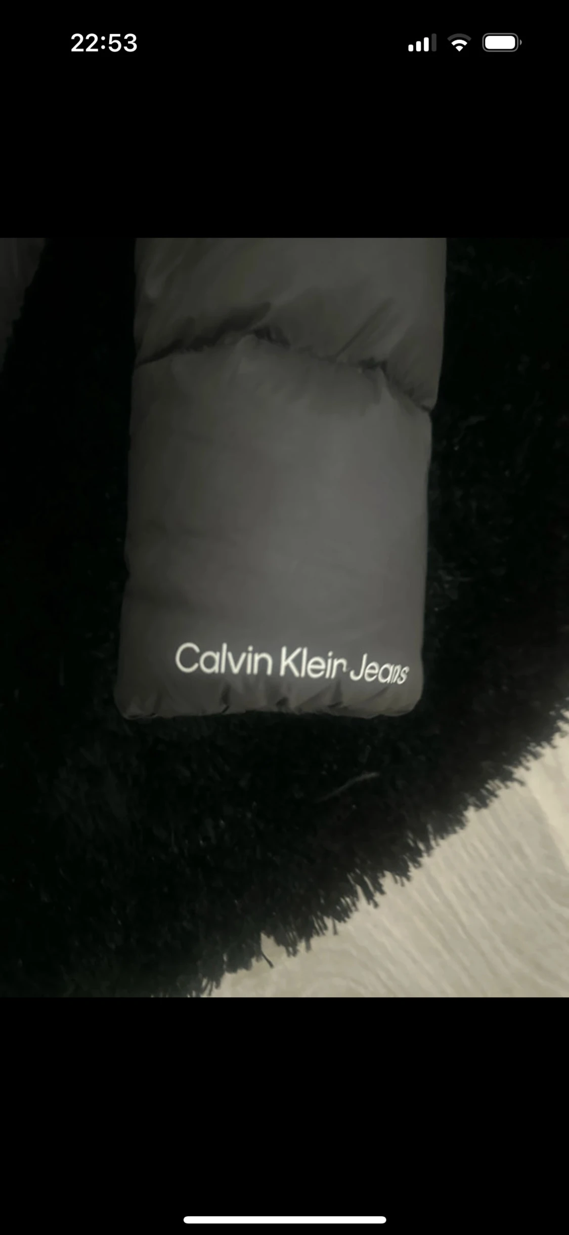 Svart pufferjacka Calvin Klein Jeans XS - 1