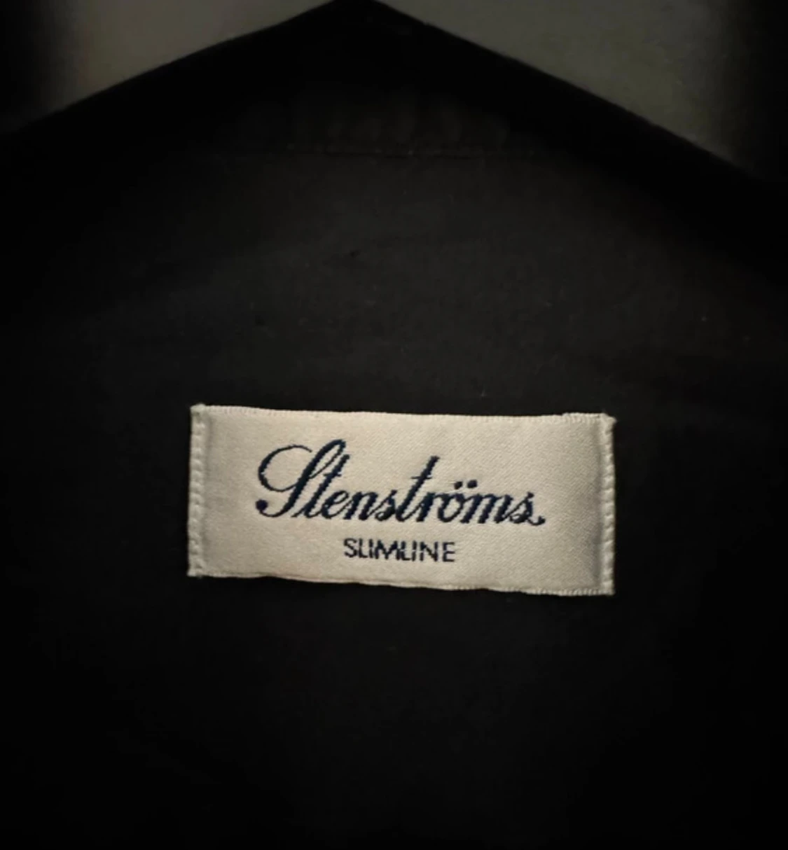 Svart slim skjorta från Stenströms - 5