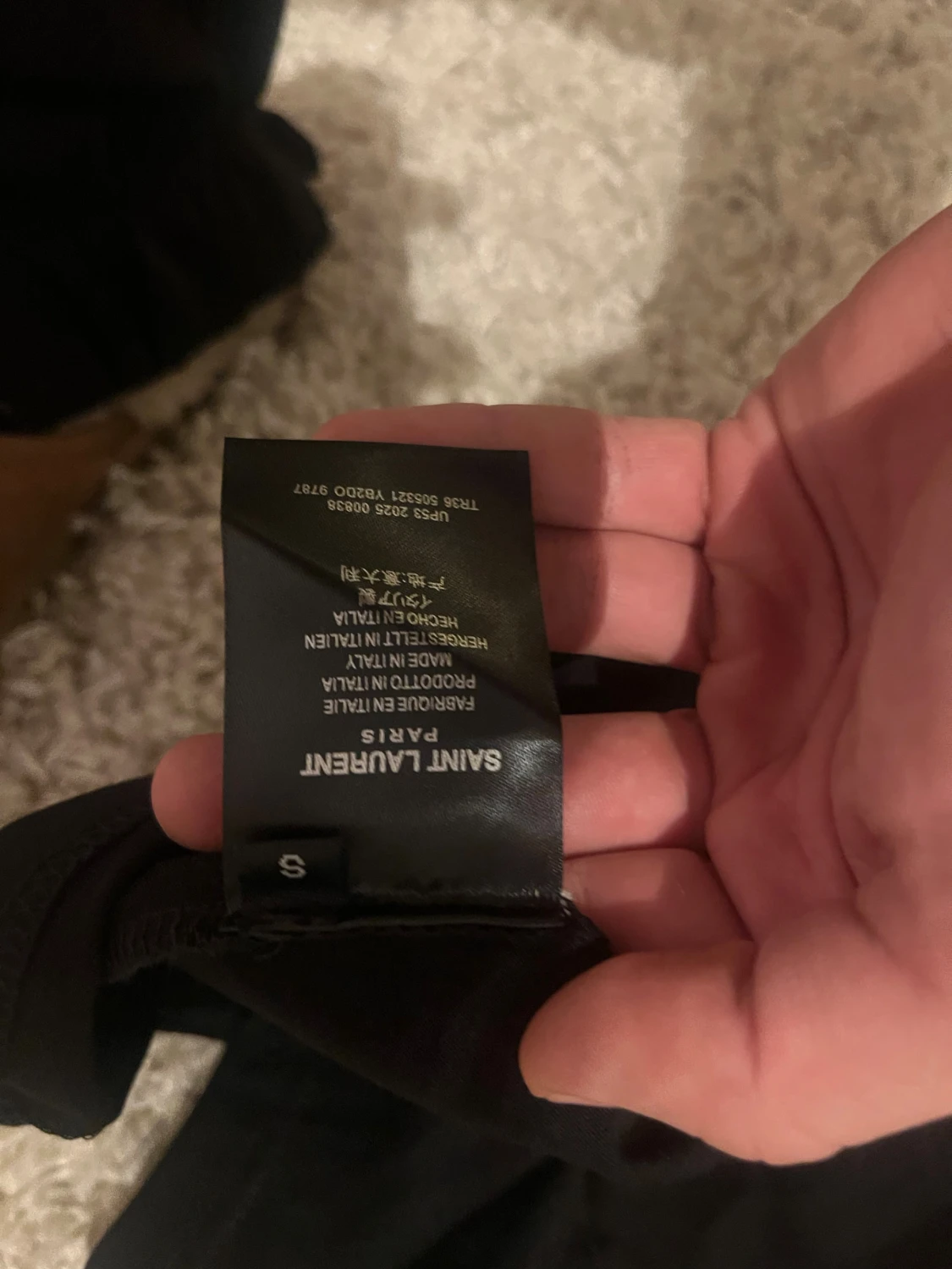 Svart Saint Laurent t-shirt med tryck - 3