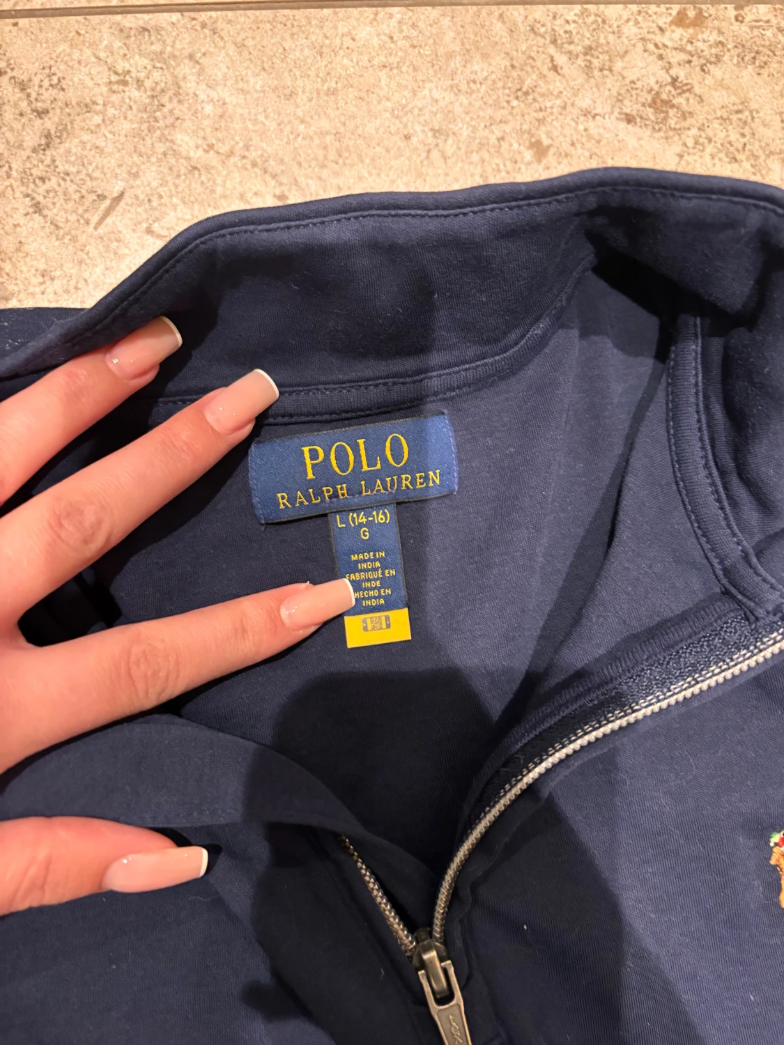 Marinblå half zip tröja Polo Ralph Lauren - 2