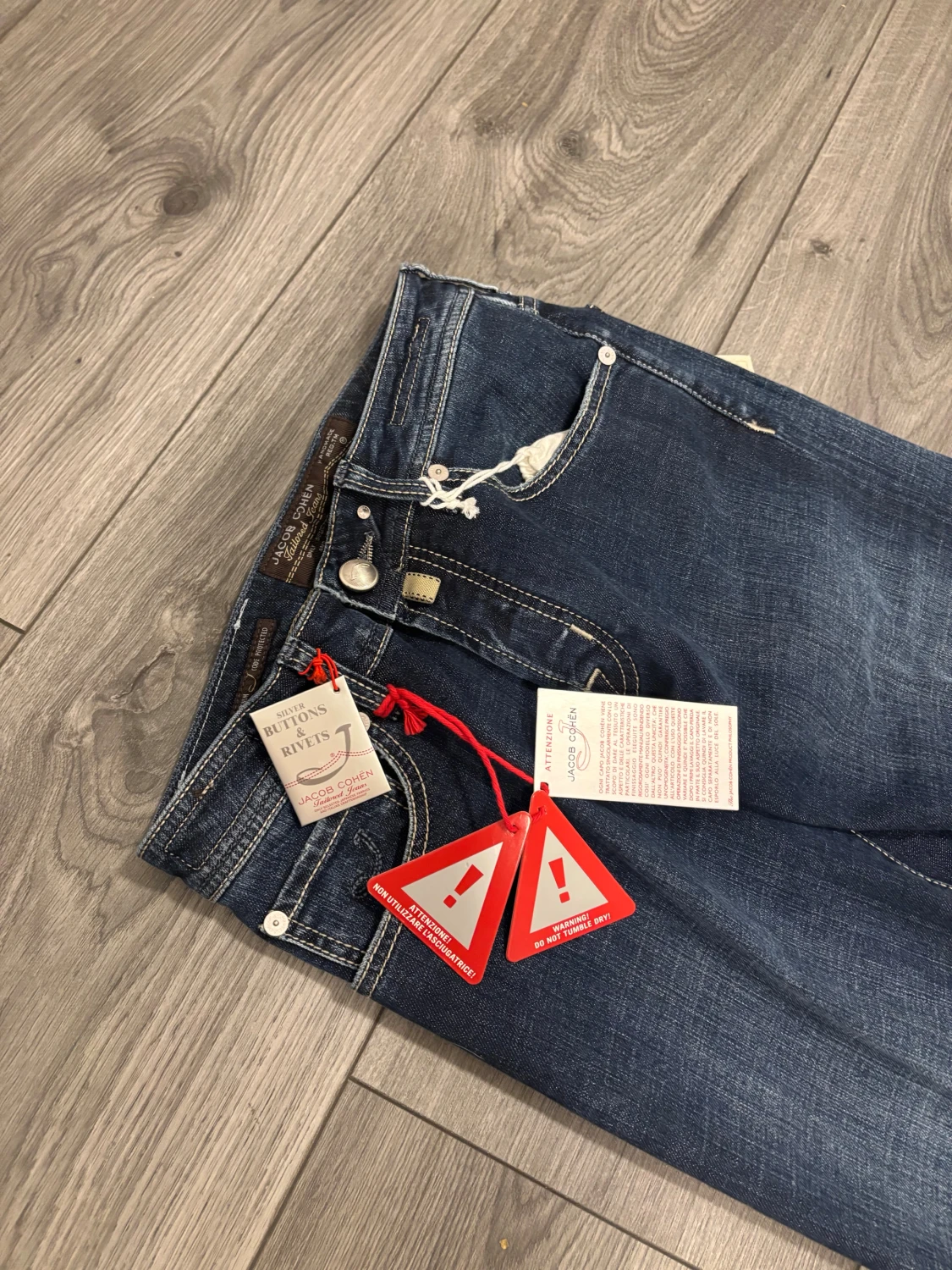 Jacob Cohen blå jeans 620 Comfort - 4