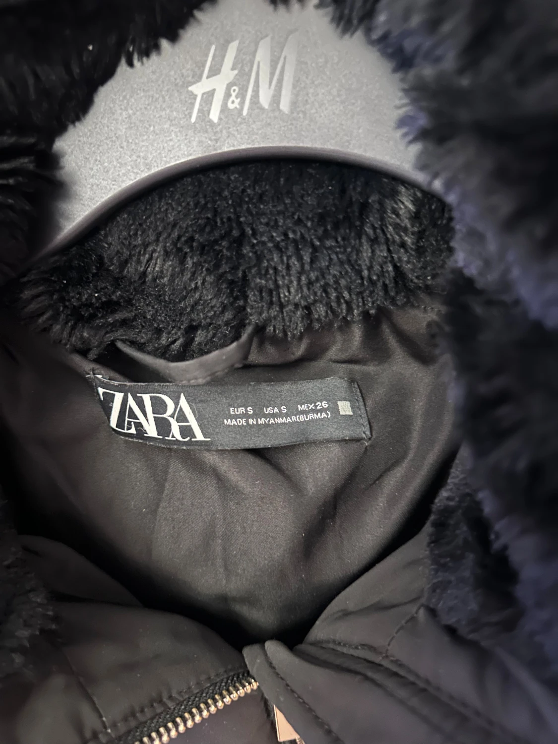 Svart pufferjacka från Zara - 2