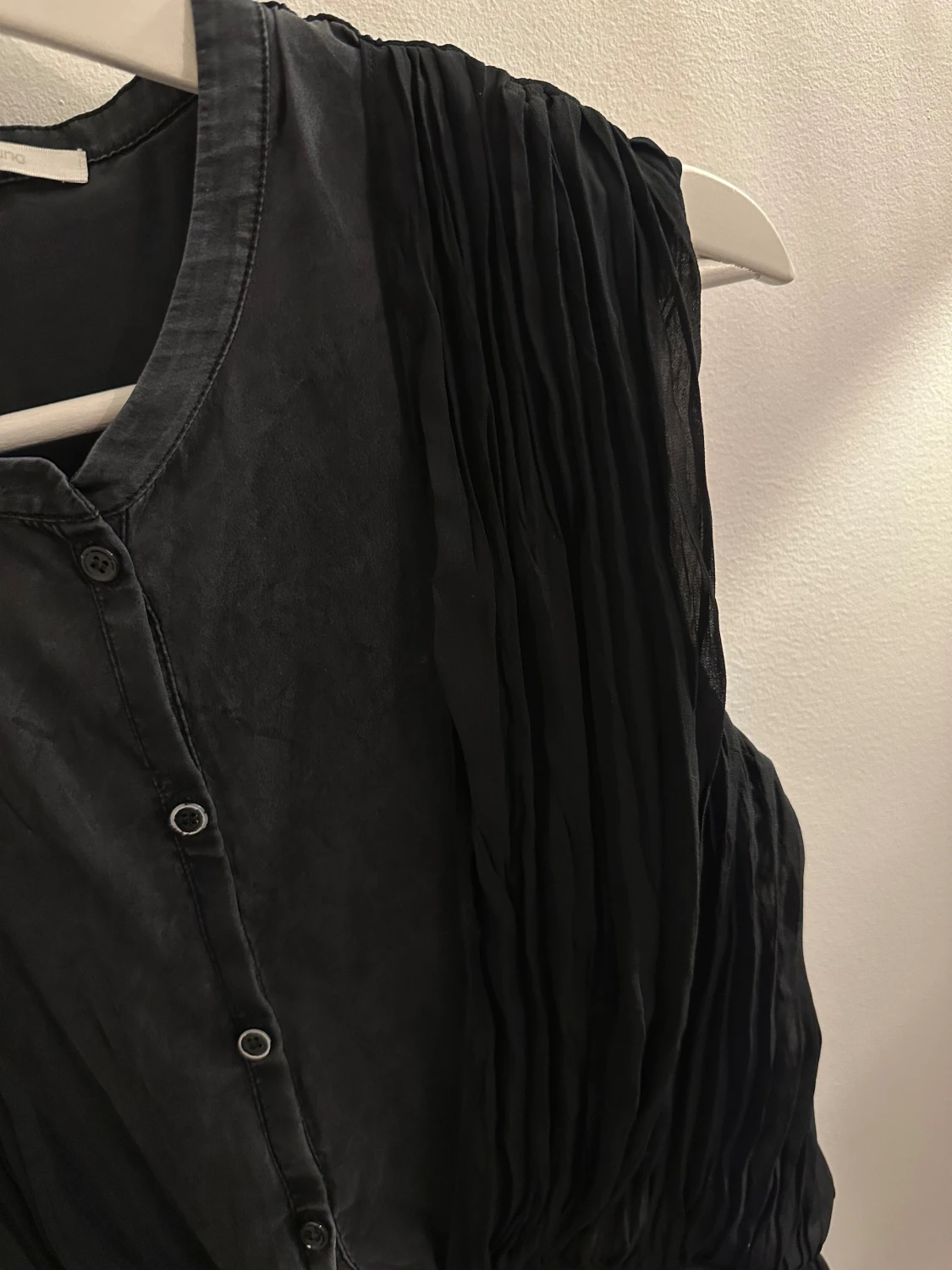 Svart plisserad blus från Vanessa Bruno - 1