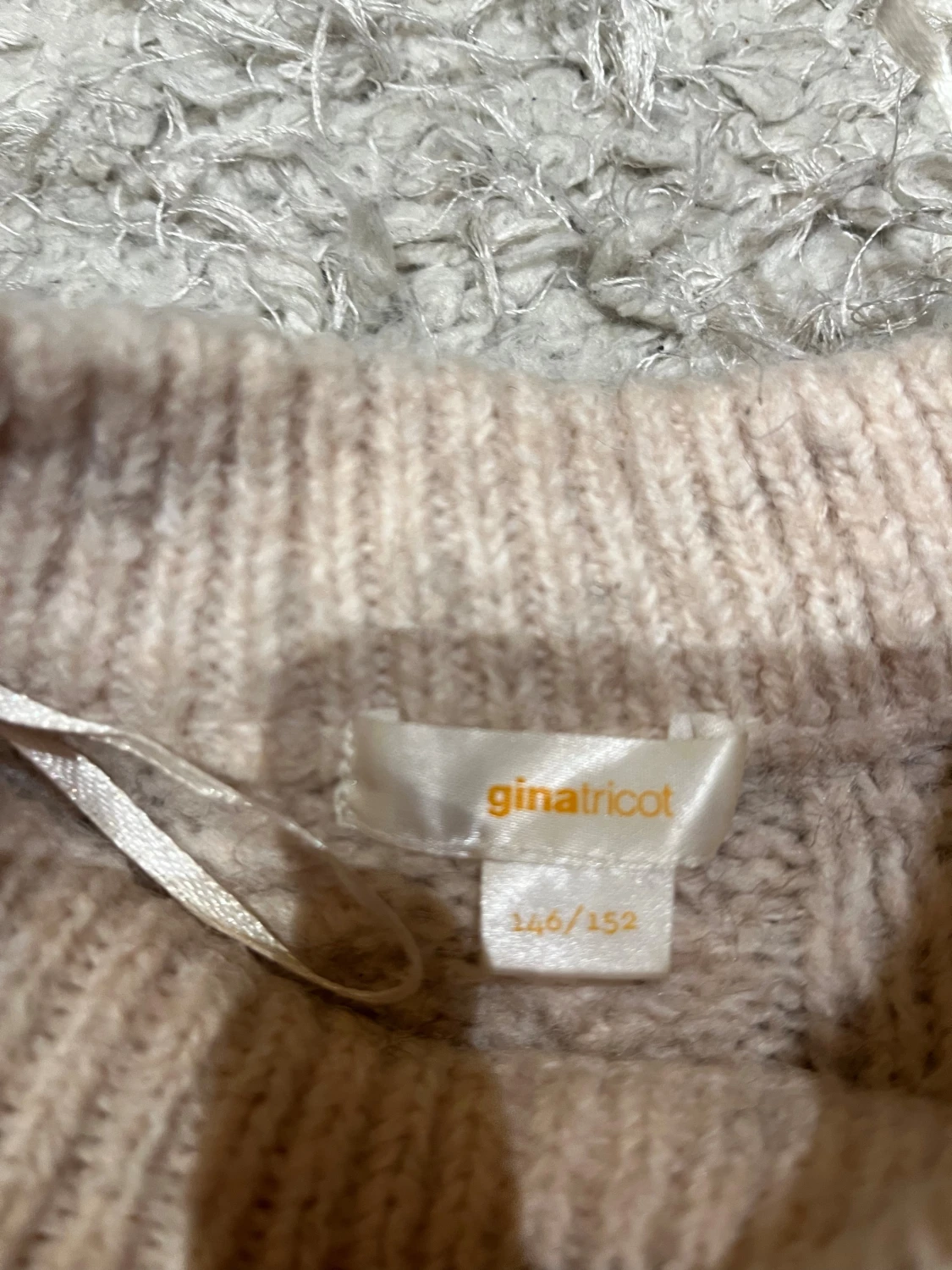 Beige stickad tröja Gina Tricot - 1