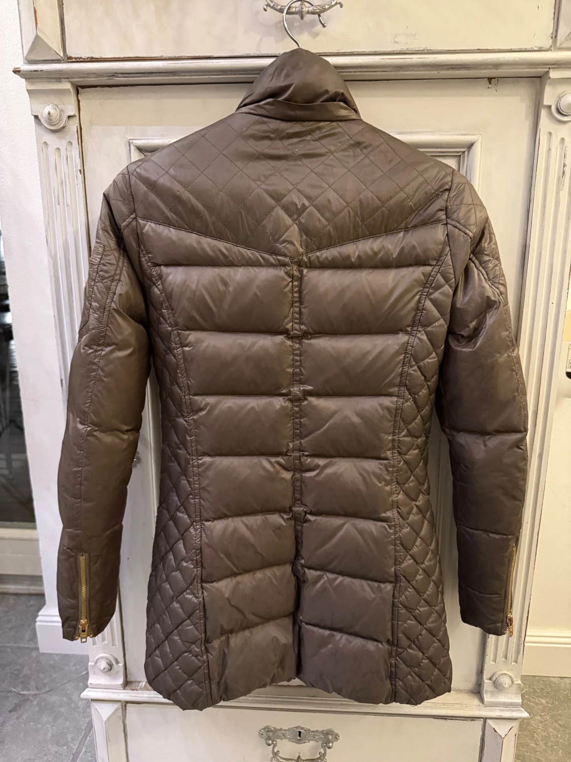 Brun quiltad pufferjacka Rockandblue - 1