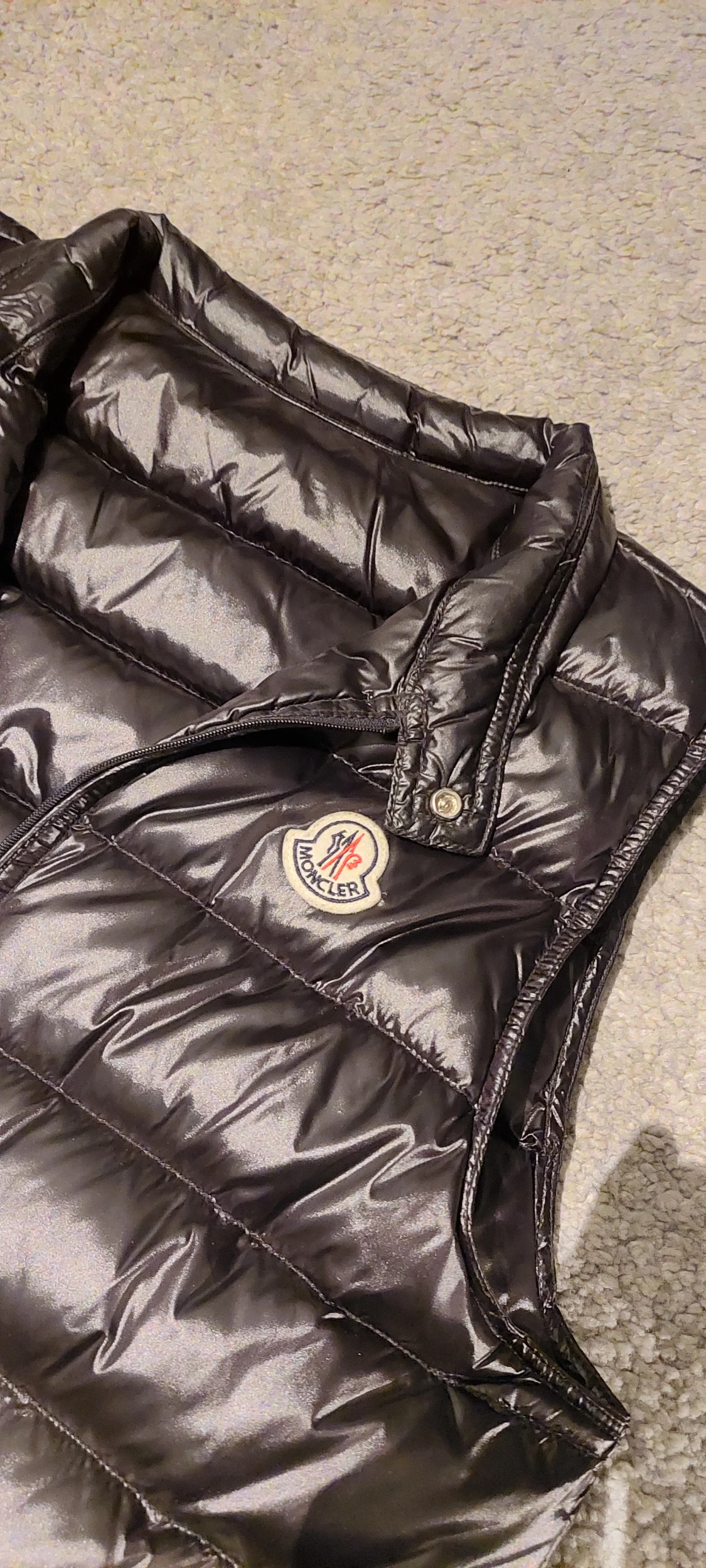 Svart Moncler Gui Väst  - 1