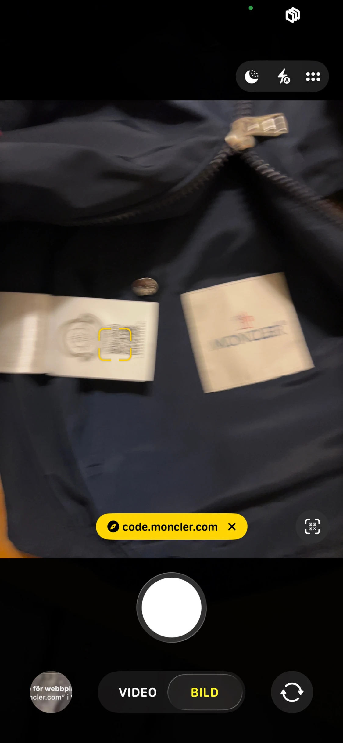 Mörkblå vindjacka från Moncler - 2