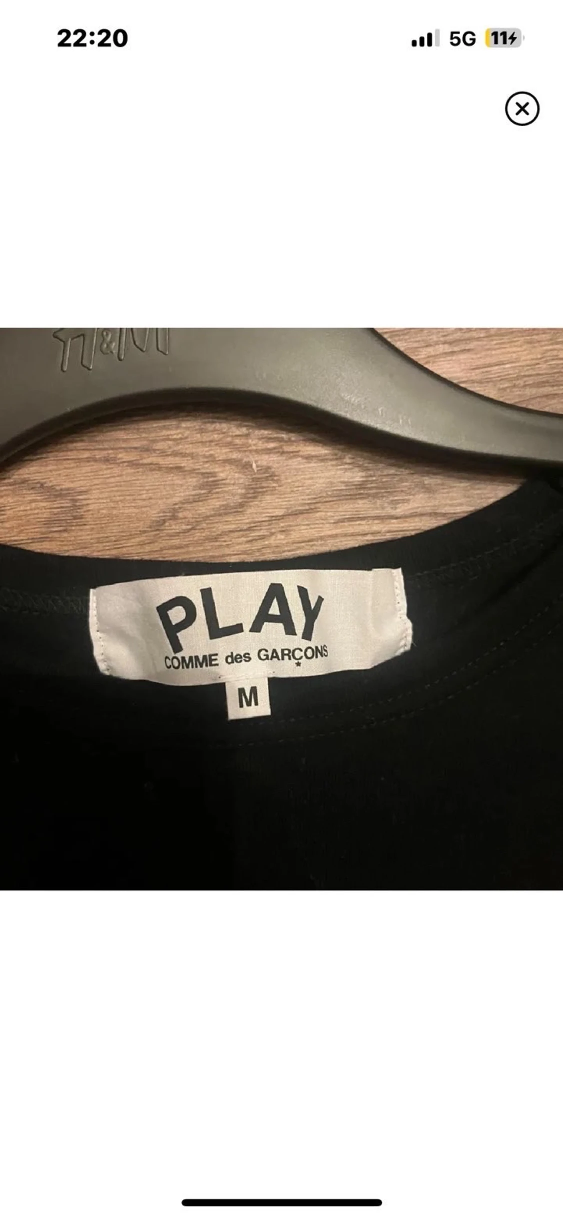 Svart långärmad tröja Comme des Garçons - 1