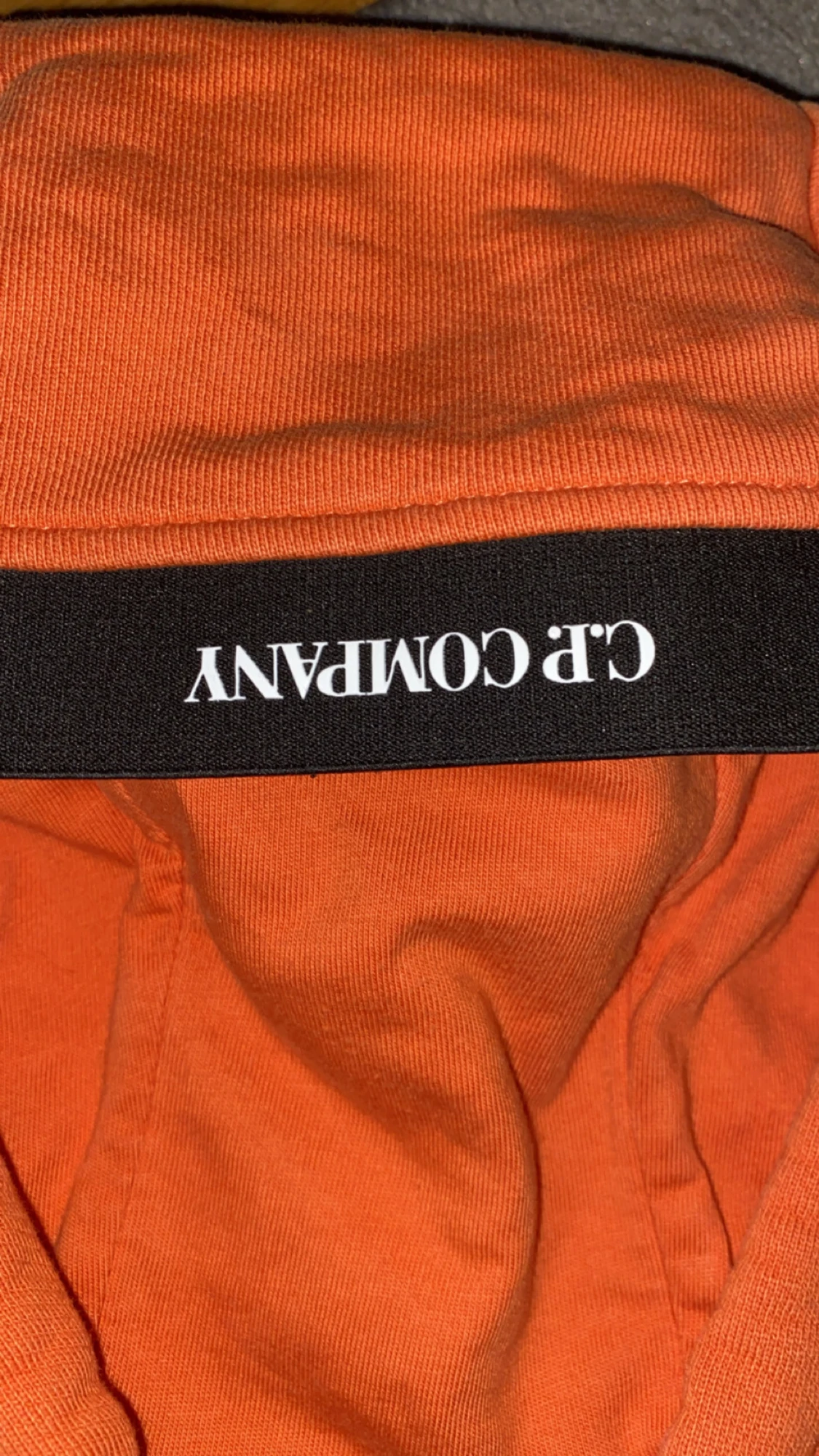 Orange hoodie från C.P. Company