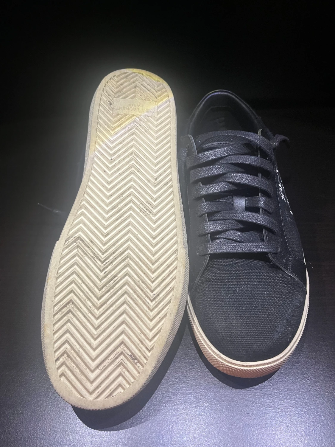 Svarta Saint Laurent sneakers - 2