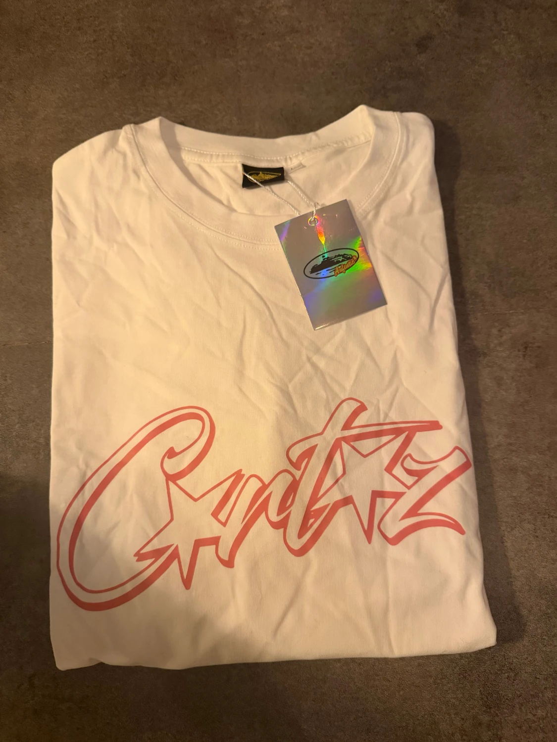 Vit Cartiz t-shirt med rosa tryck - 1