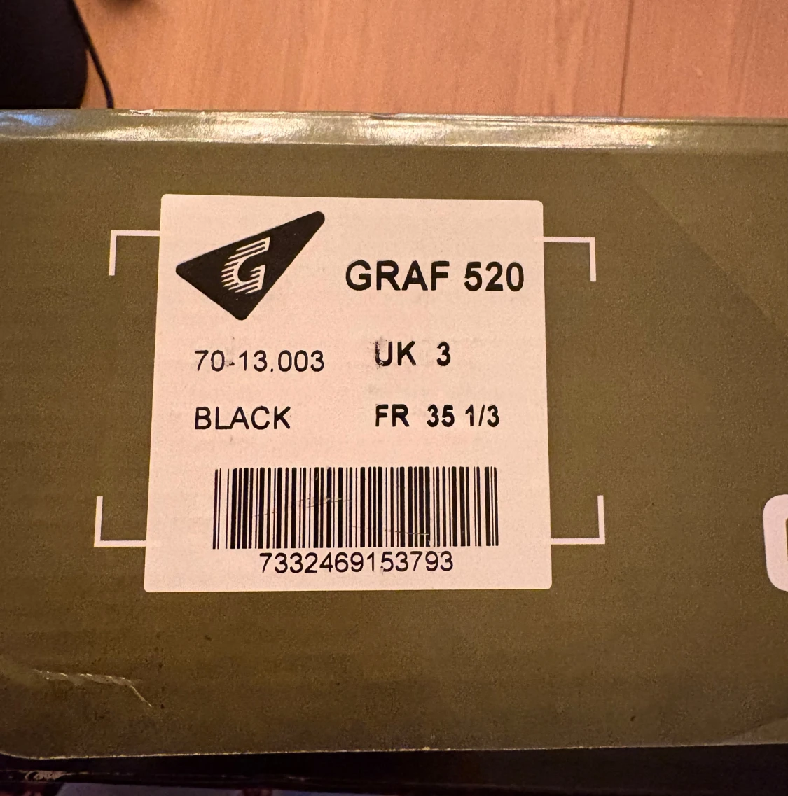 Graf Bandy 520 skridskor svart/gul - 3