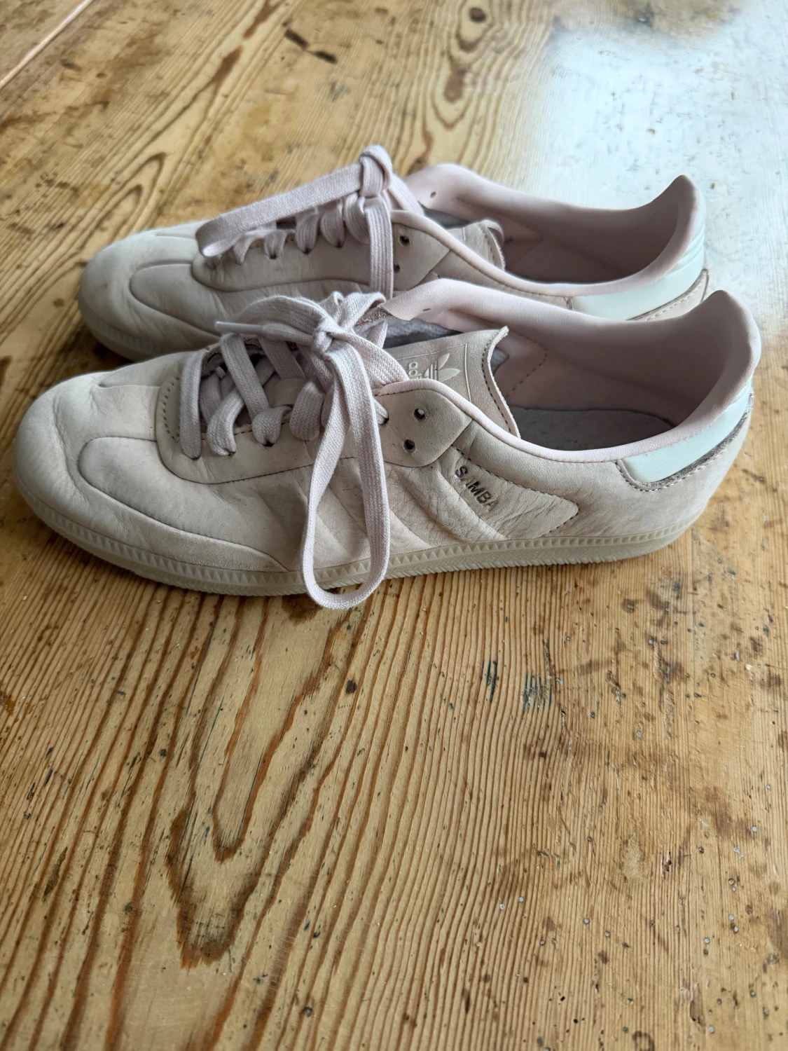 Adidas Samba i ljusrosa mocka - 2