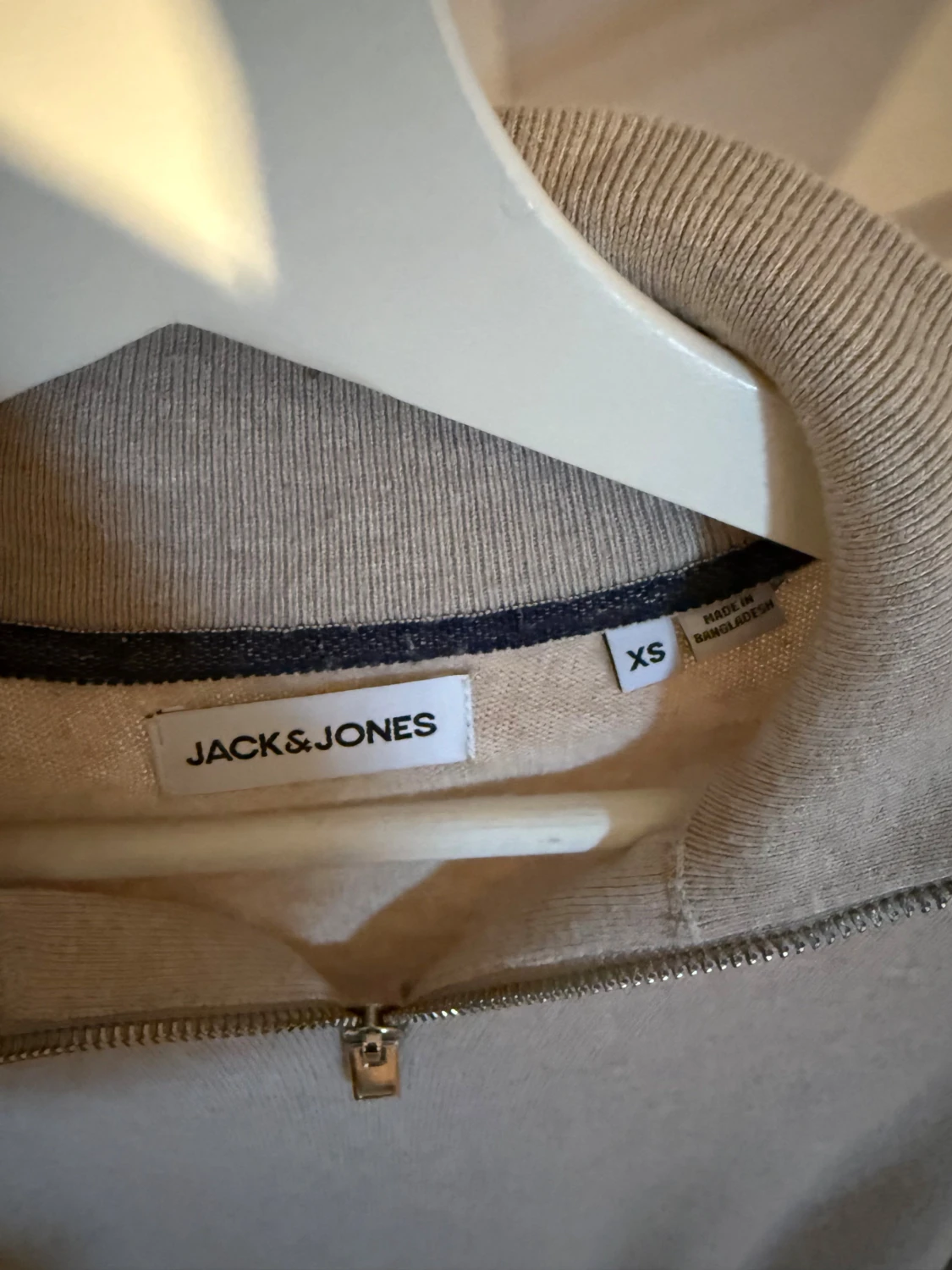 Beige half zip tröja Jack & Jones XS - 2