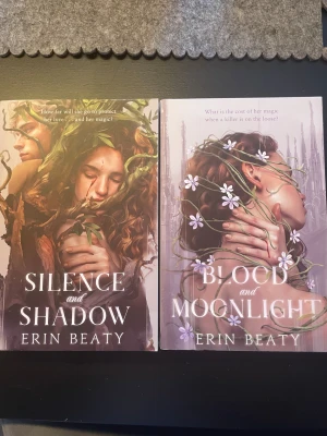 Silence and Shadow & Blood and Moonlight av Erin Beaty - Aldrig lästa helt nytt skick en för 70 eller båda för 140