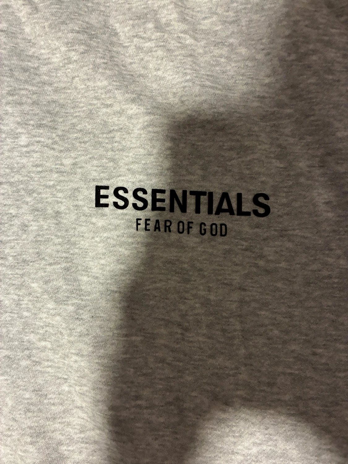 Grå Essentials Fear of God hoodie - 1