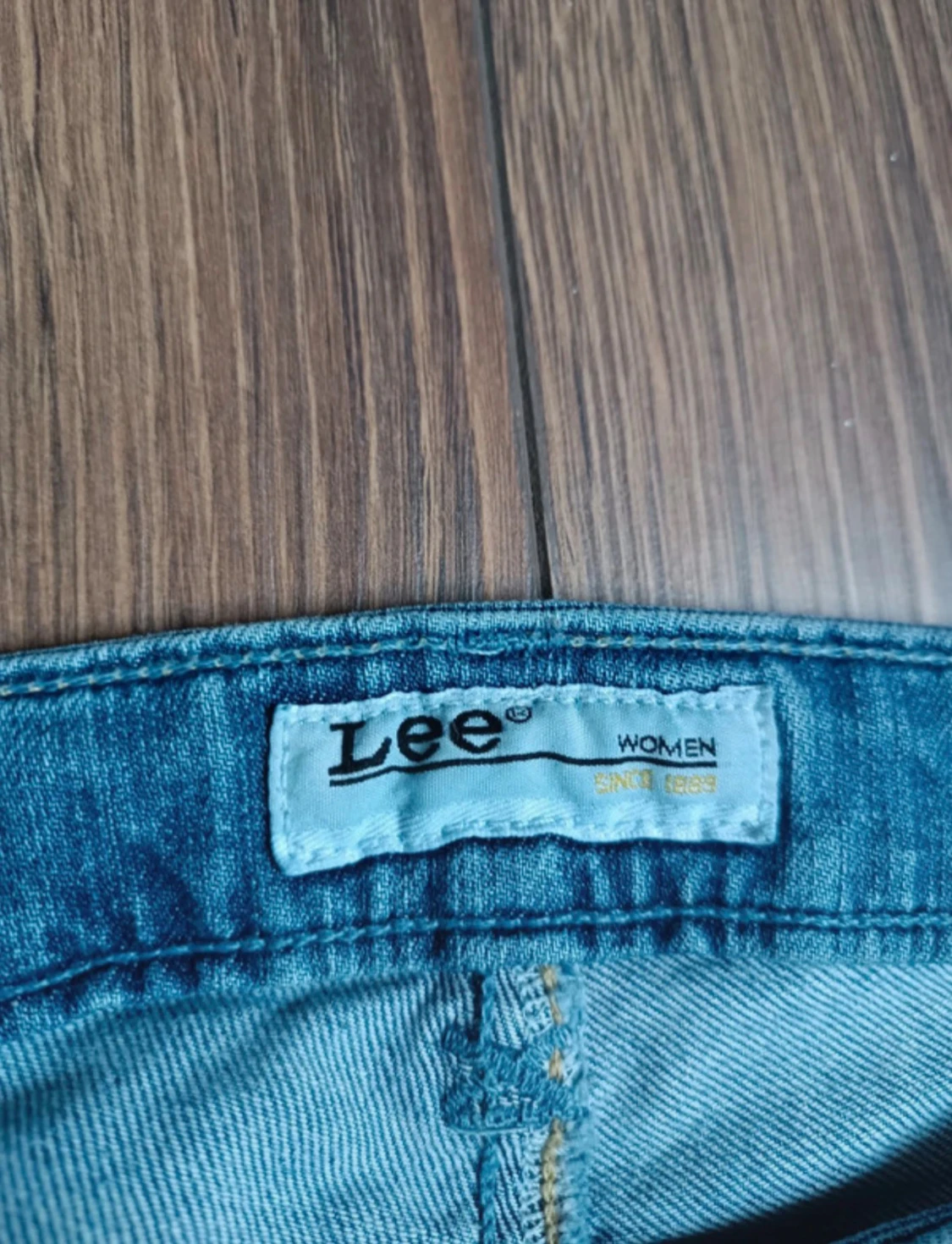 Ljusblå bootcut jeans från Lee - 4