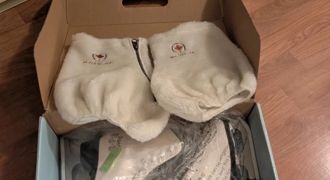 Vita fluffiga pälsöverdrag 