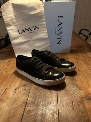 Bruna Lanvins I 42,5 I 8 - Bruna Lanvins i storlek 8 (42,5). Det är i bra men använt skick. På utsidan är det inga riktiga defekter men lite i hälen på insidan. Påse följer med men inte box. Hör av dig vid frågor eller prisförslag!