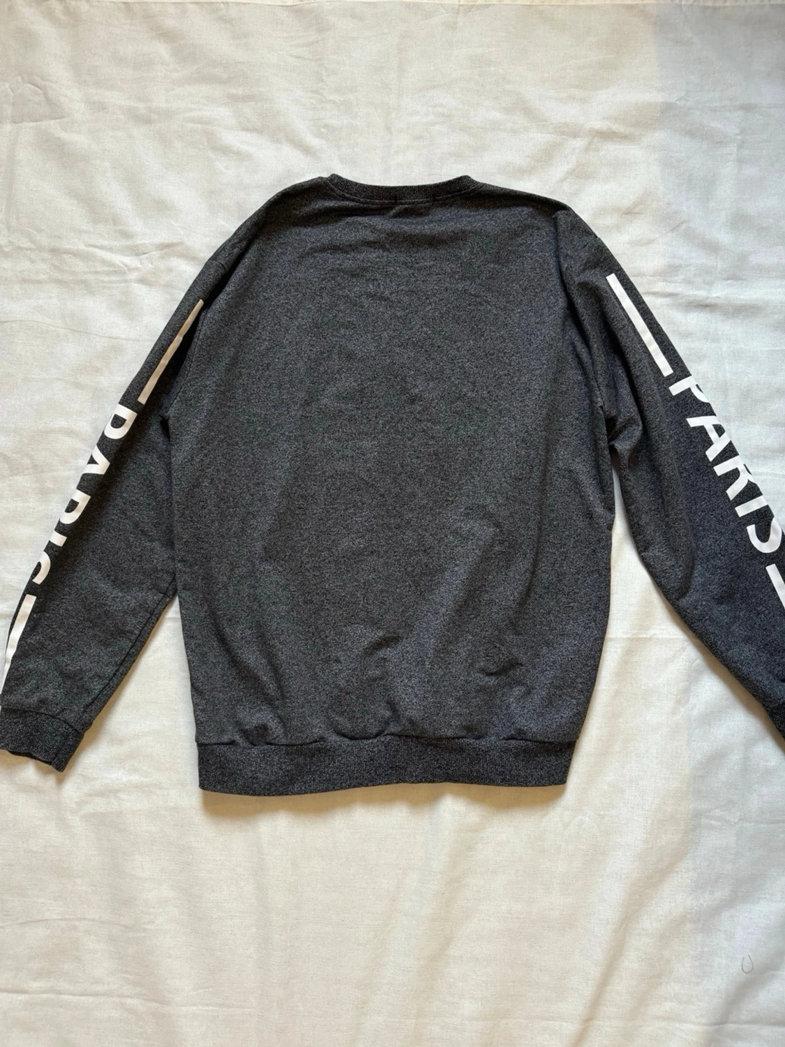 Mörkgrå oäkta Givenchy Paris sweatshirt - 4
