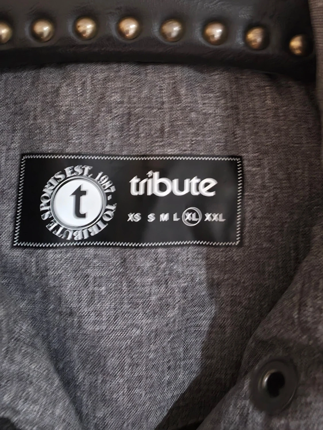 Grå lång dunjacka från Tribute  - 2