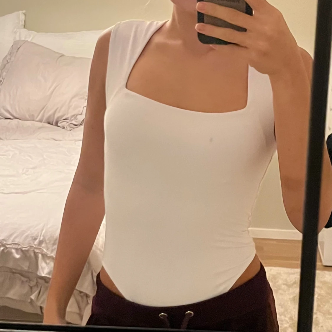 Vit topp/body 