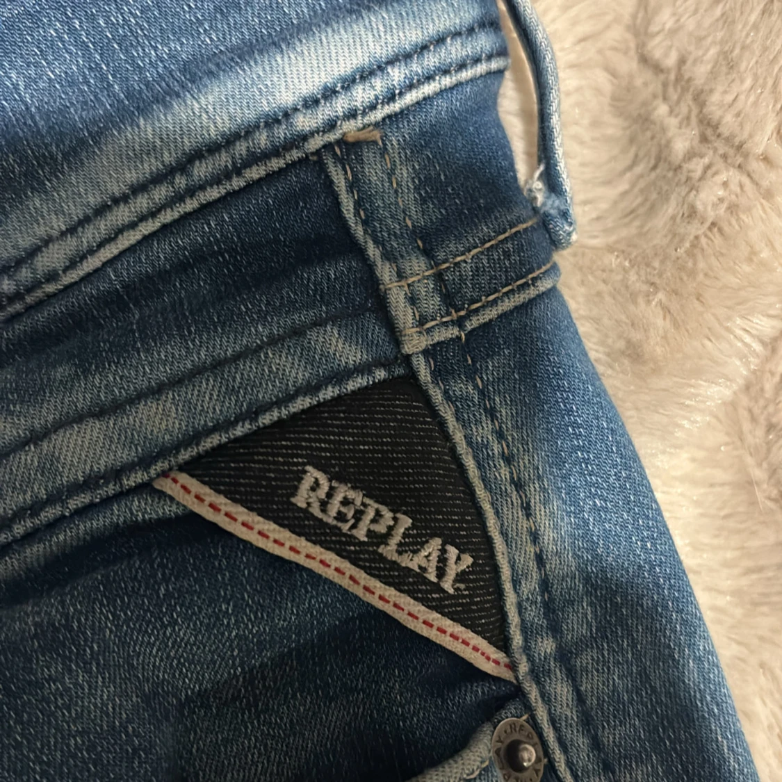 Replay Anbass Hyperflex jeans blå - 4