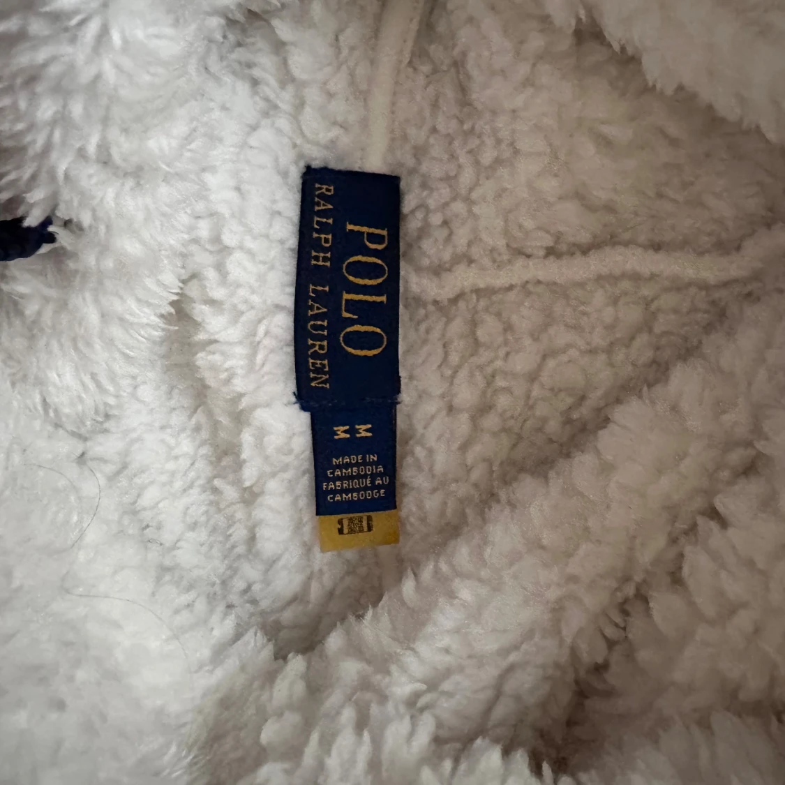 Vit fleece hoodie från Polo Ralph Lauren - 2