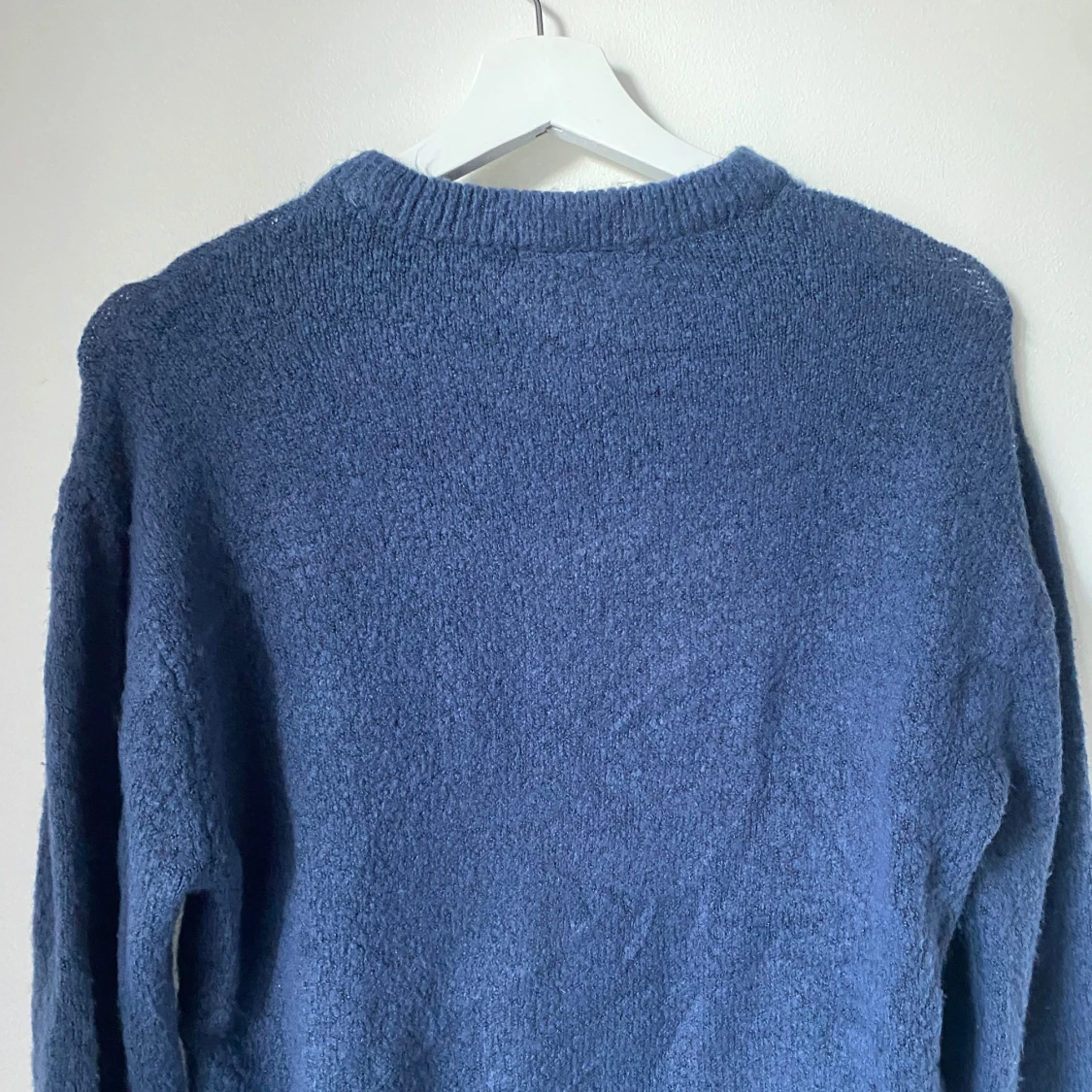 Blå stickad tröja från 157 - 1