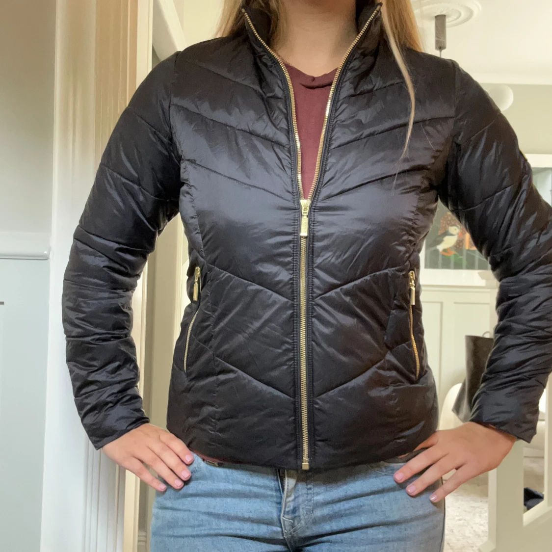 Svart pufferjacka från Barbour - 1