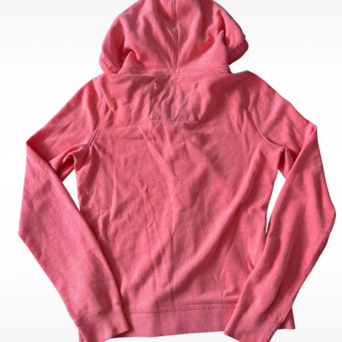 Vintage Abercrombie & Fitch pink zip up hoodie M - 4