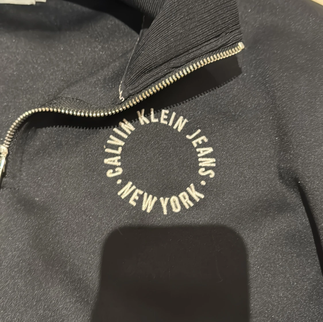 Svart Calvin Klein half zip sweatshirt - 3