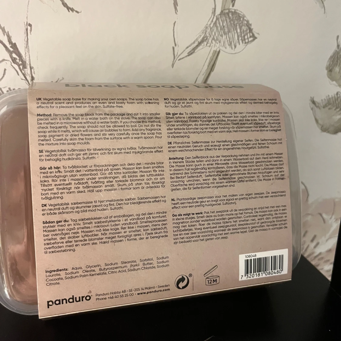 Black Soap Base 500g - 1