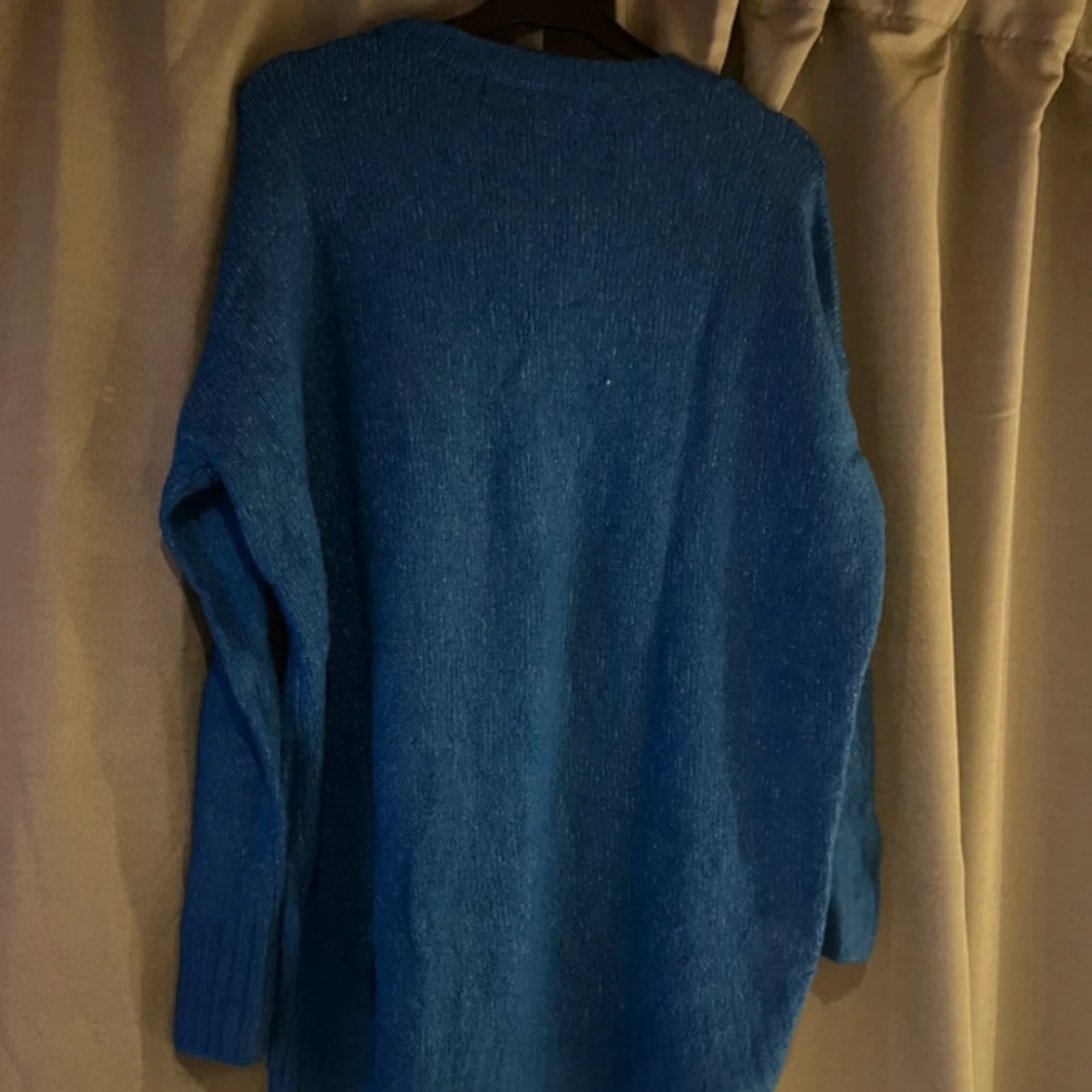 Blå stickad tröja från Vero Moda - 1