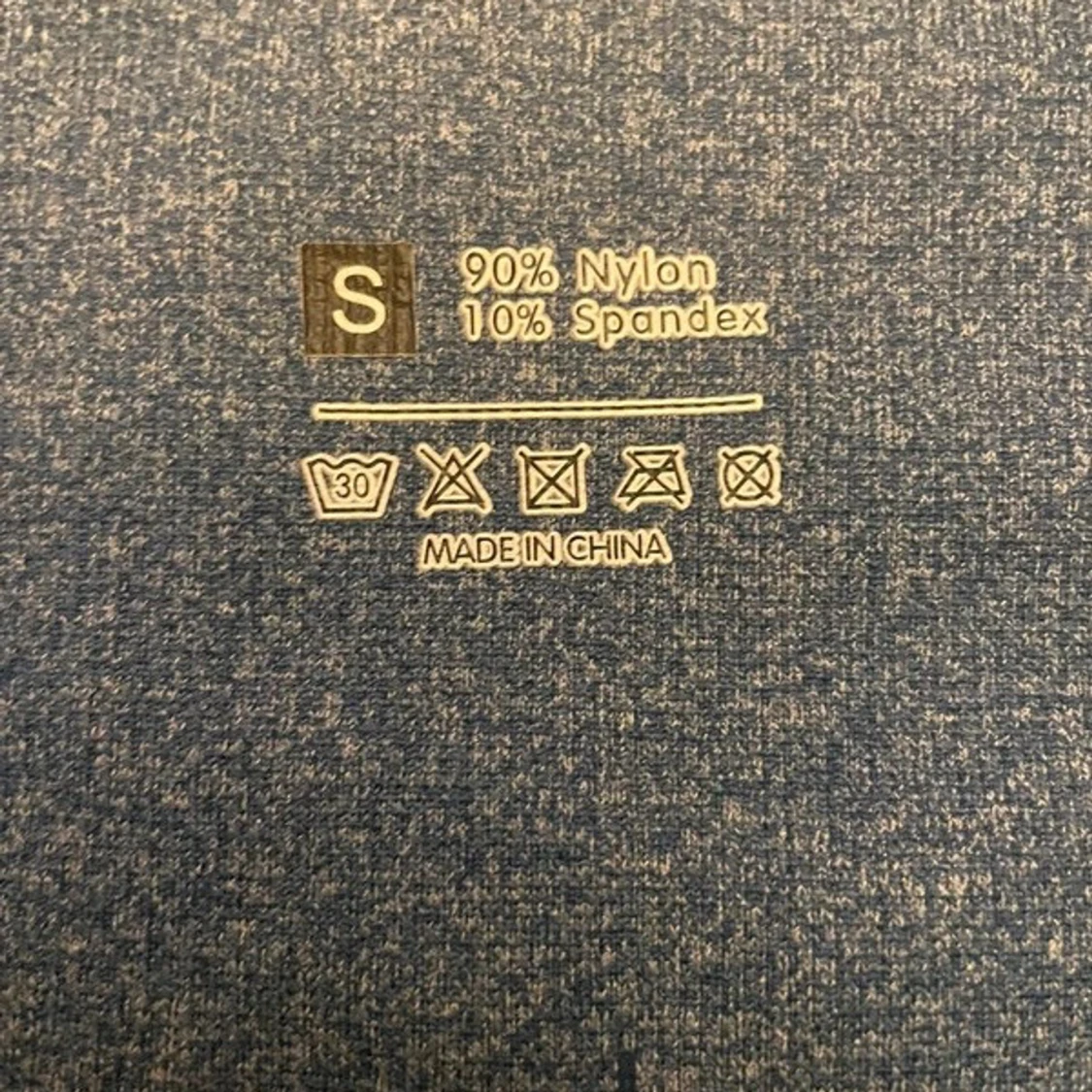 Mörkgrå leggings i stretchig nylon - 2