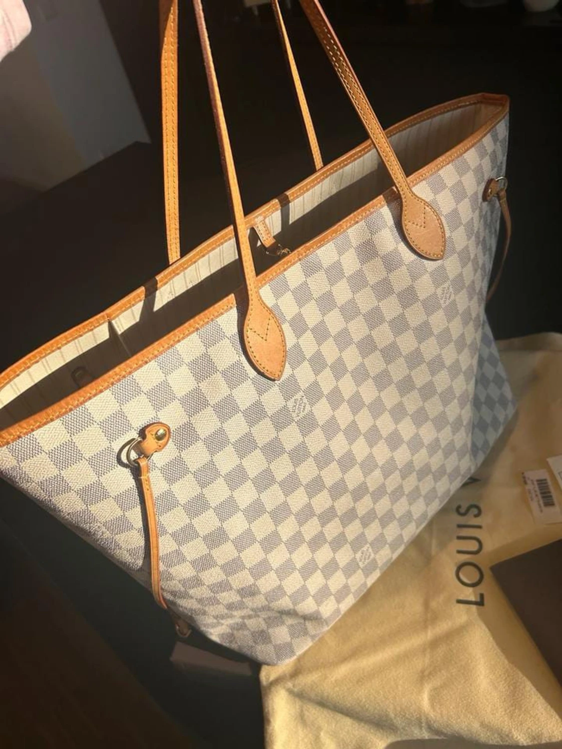 Louis Vuitton Damier Azur handväska - 5