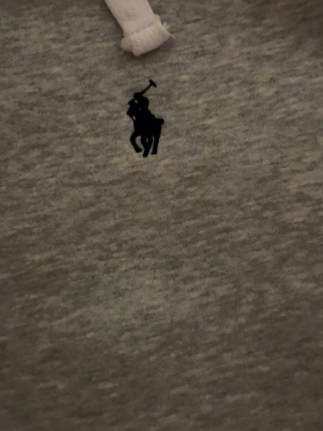 Grå ralphlauren zip hoodie - 1