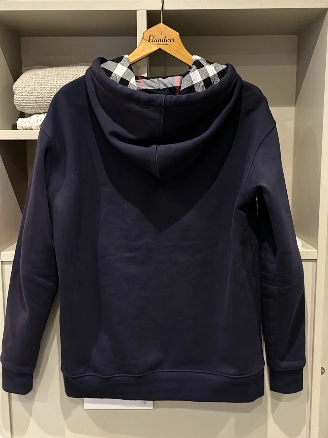 Navy Burberry Zip - 4