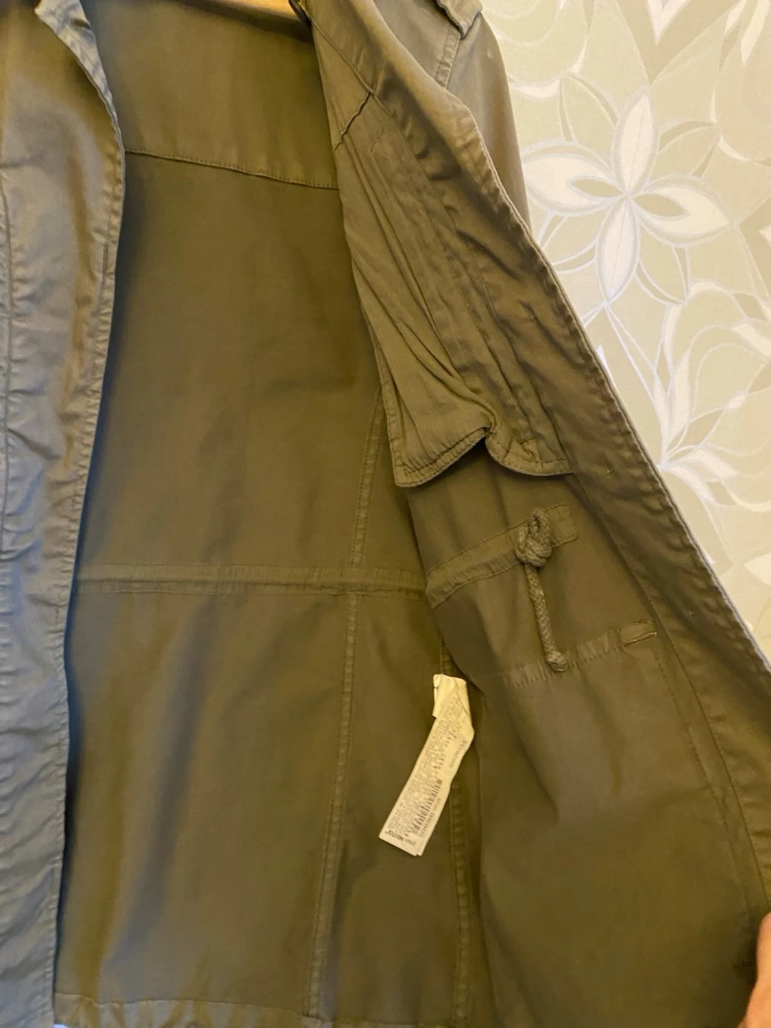 Olivgrön parkajacka från Zara Basic - 5