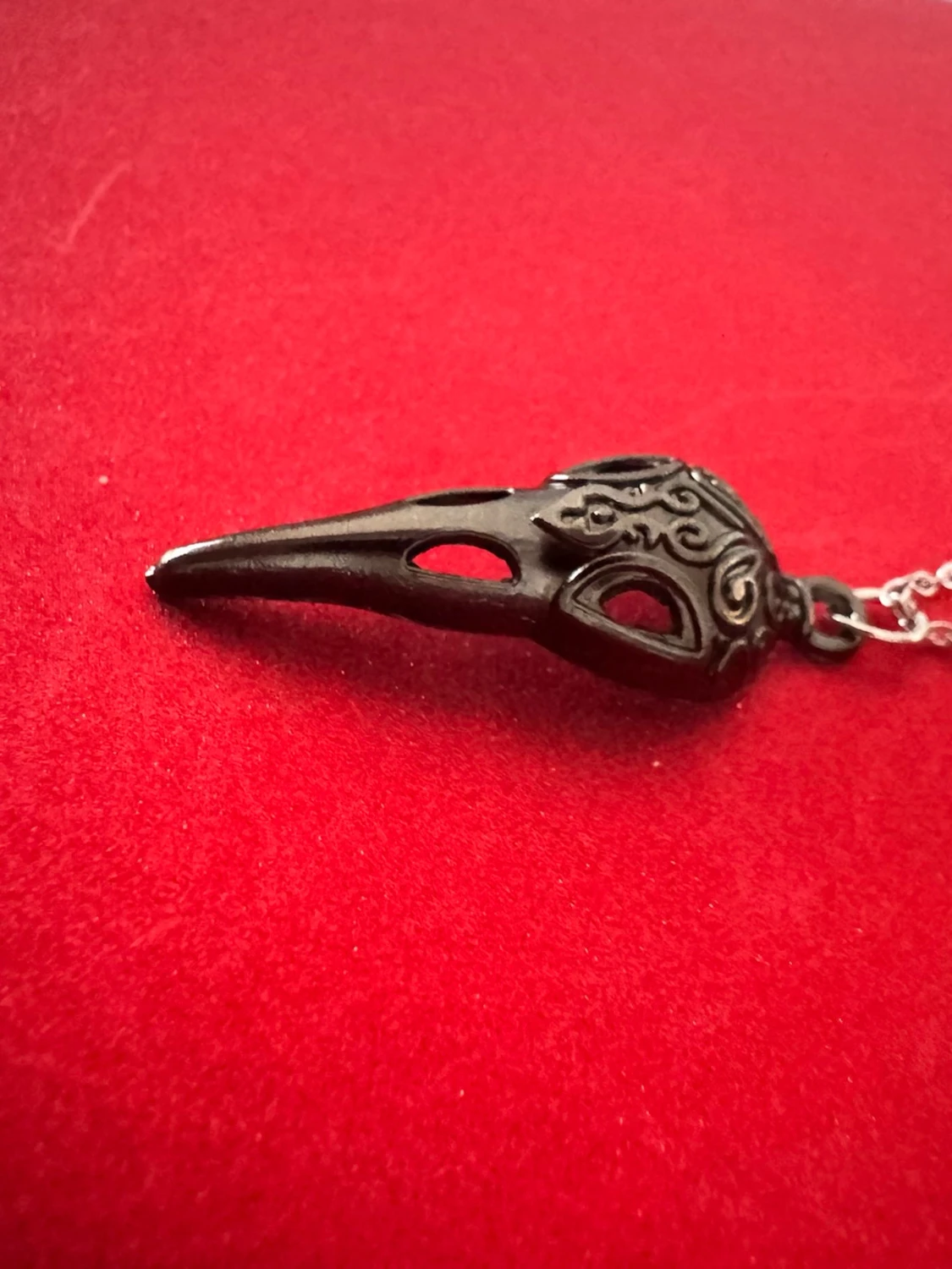 Halsband svart döskalle - 2