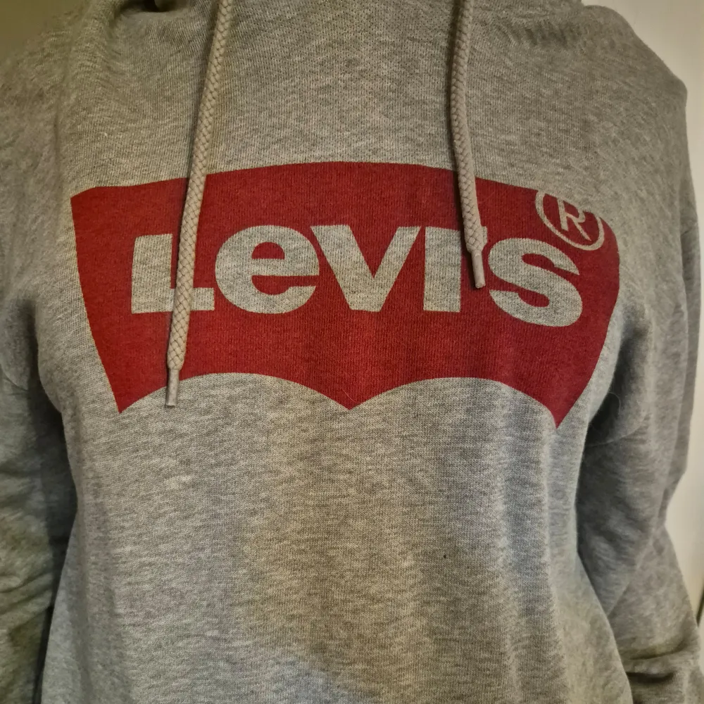 Grå Levis hoddie i bra kvalitet och gratis frakt. Hoodies.