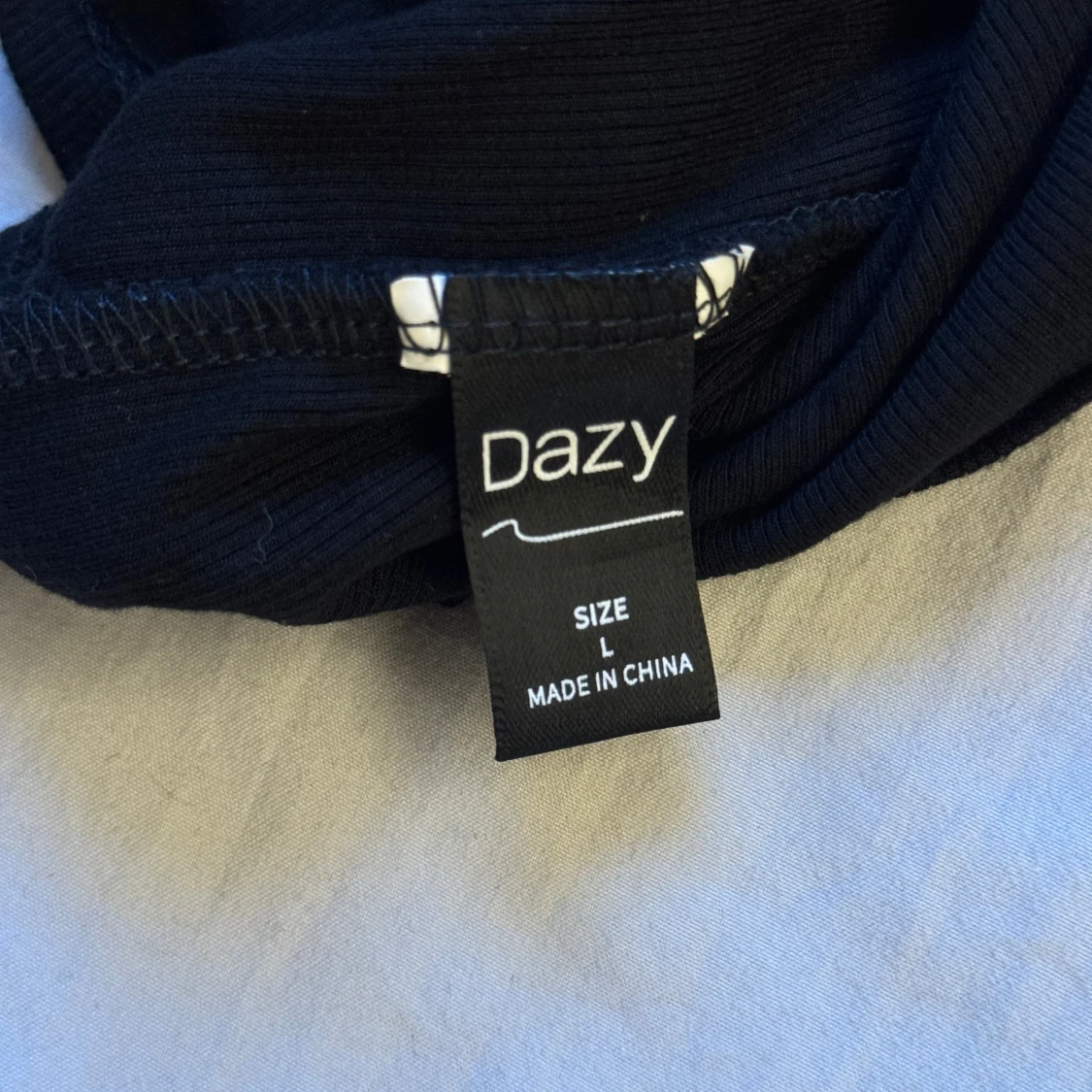 Svart off shoulder tröja - 91