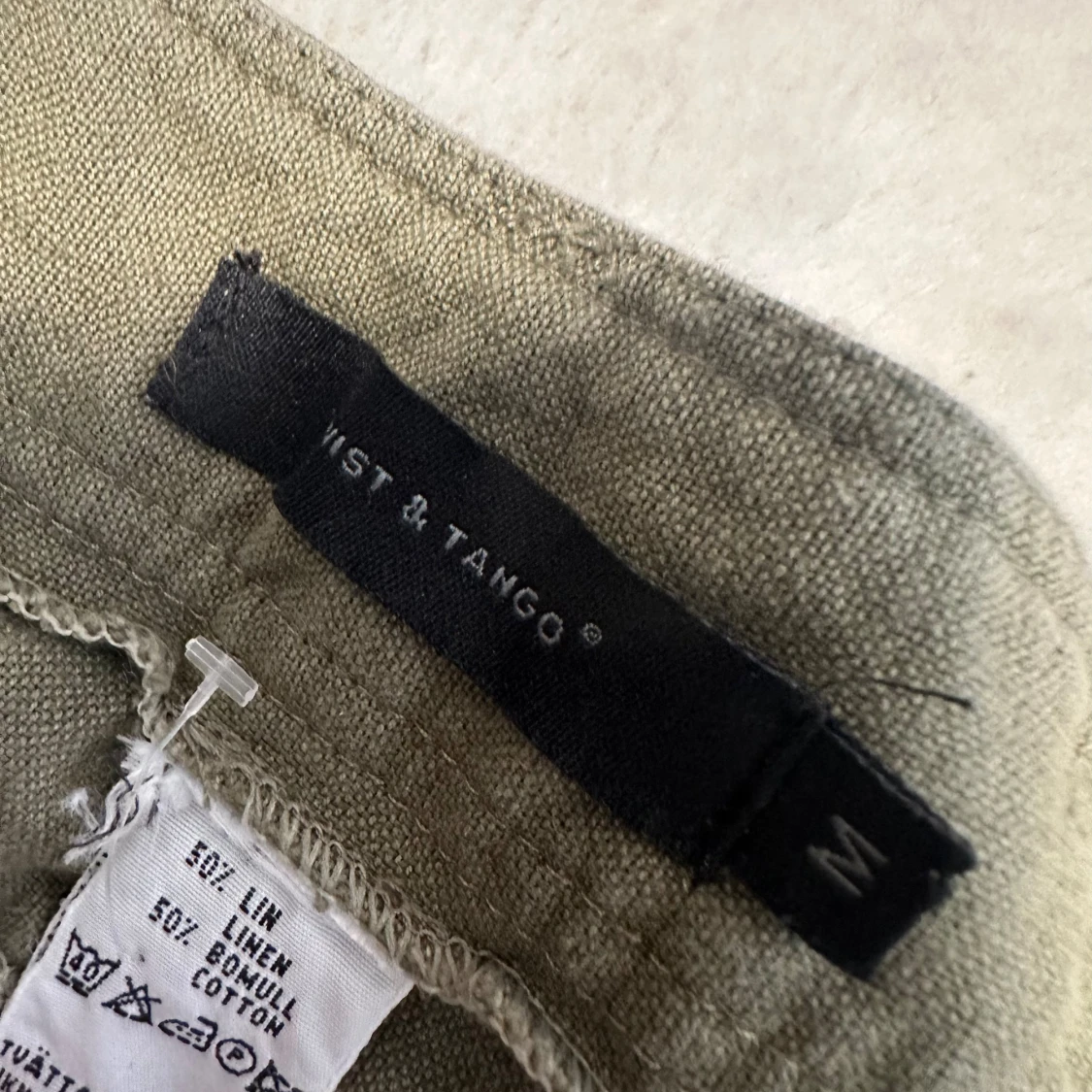 Lågmidjade linnebyxor  - 90